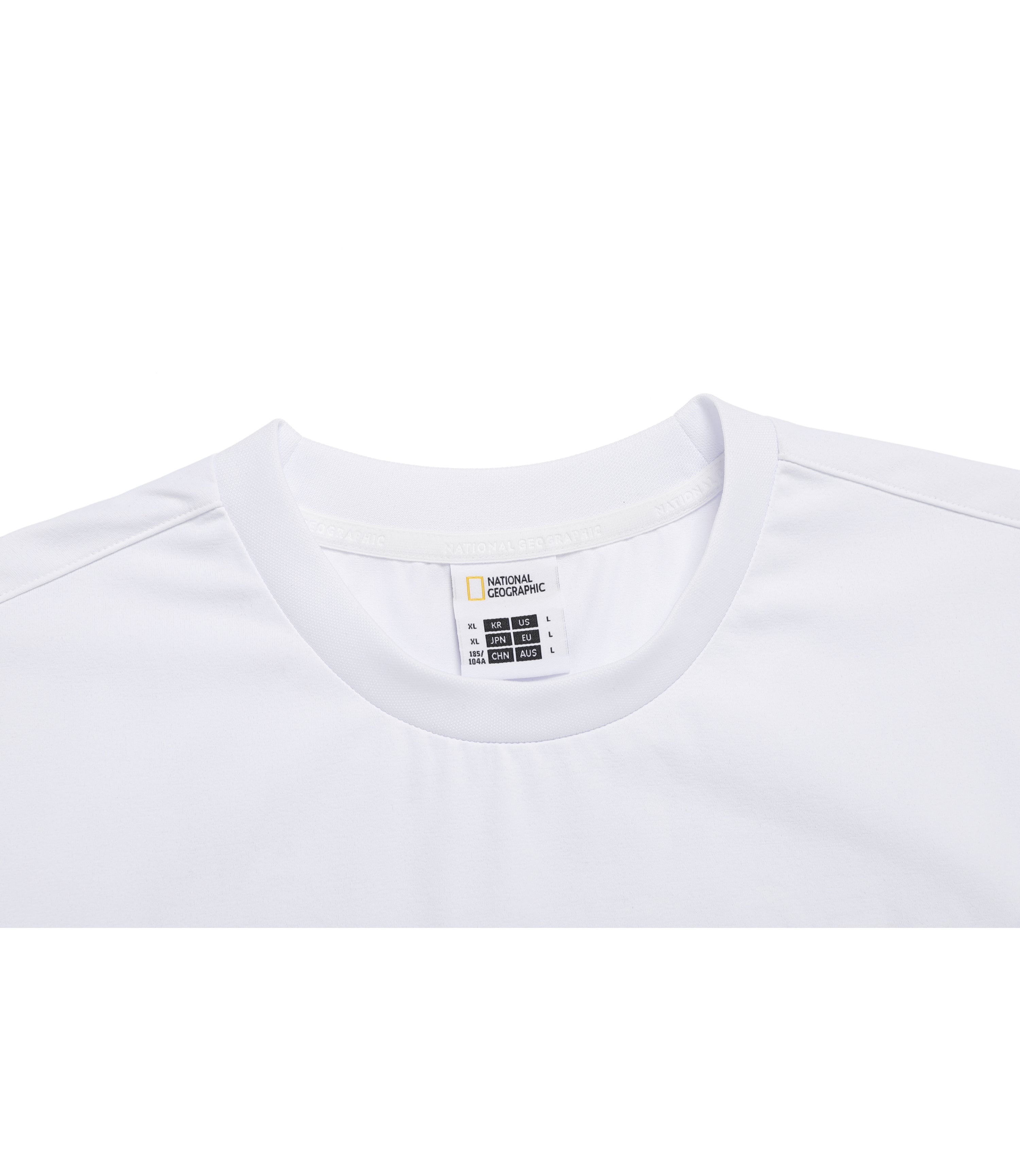 Men's Crow Sorona Cool Touch Graphic Semi-Overfit Sleeveless Tee<br>WHITE