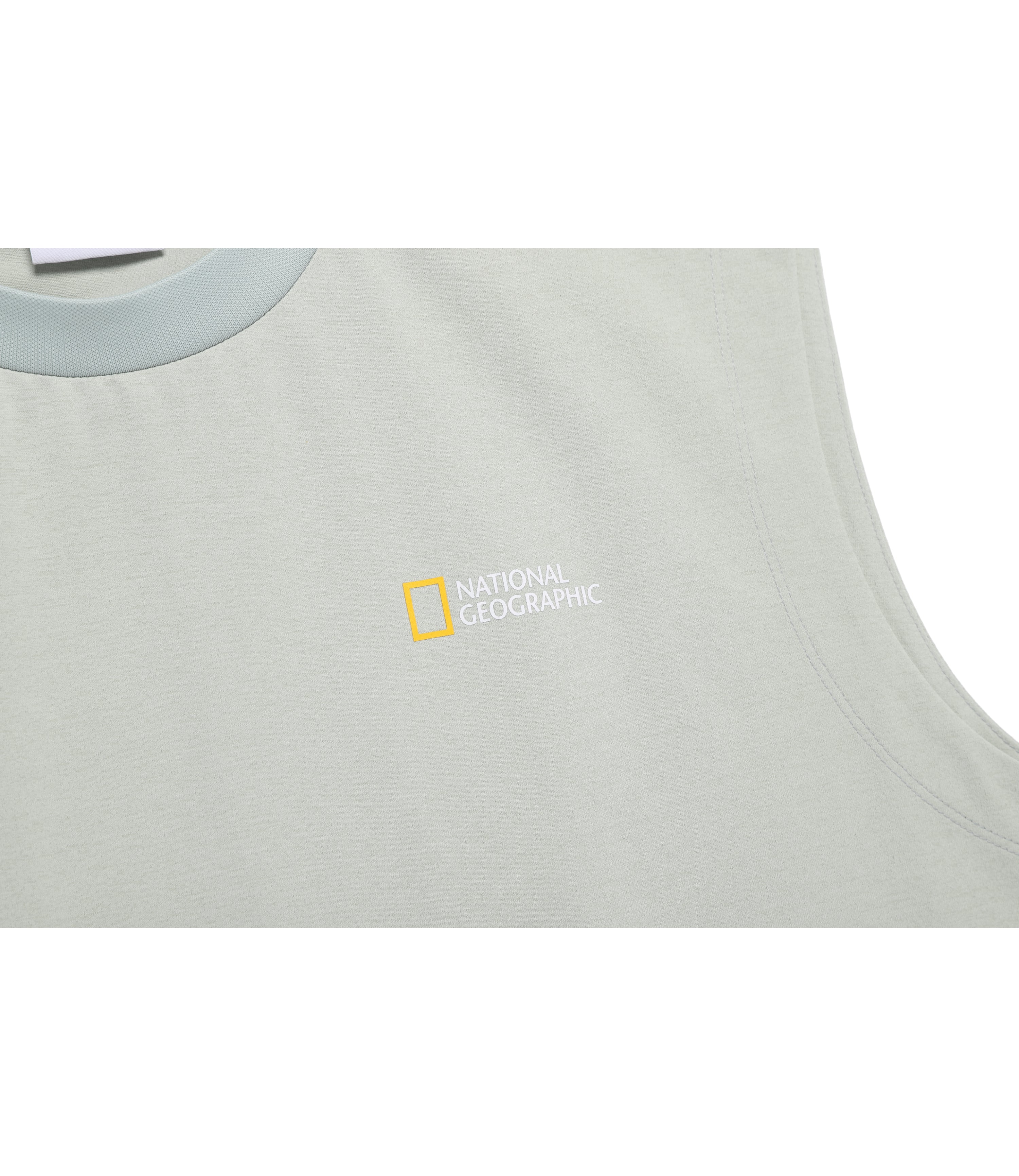 Men's Crow Sorona Cool Touch Graphic Semi-Overfit Sleeveless Tee<br>JADE