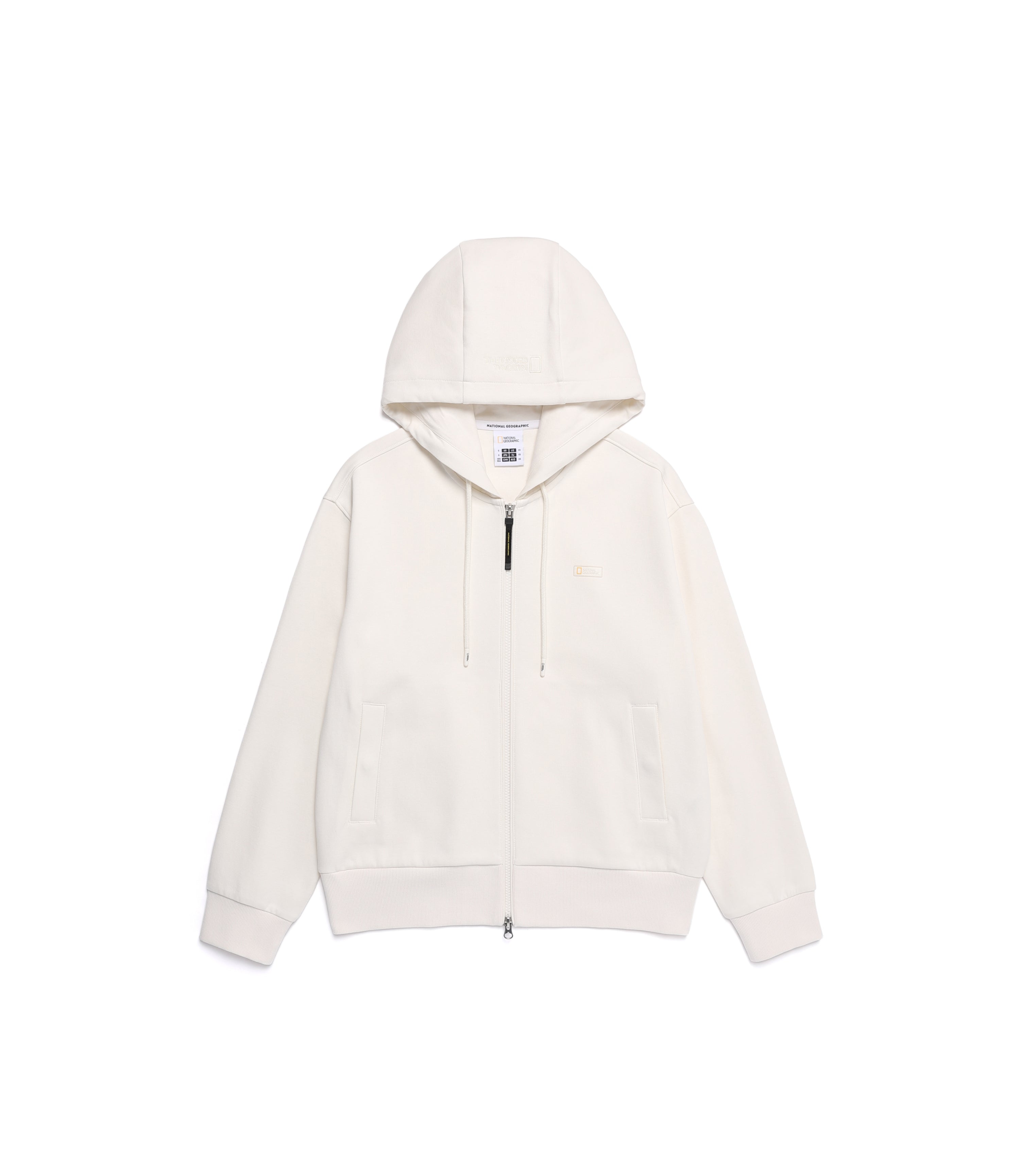 Women's MANATEE Full Zip Up Hooded Jacket<br>IVORY