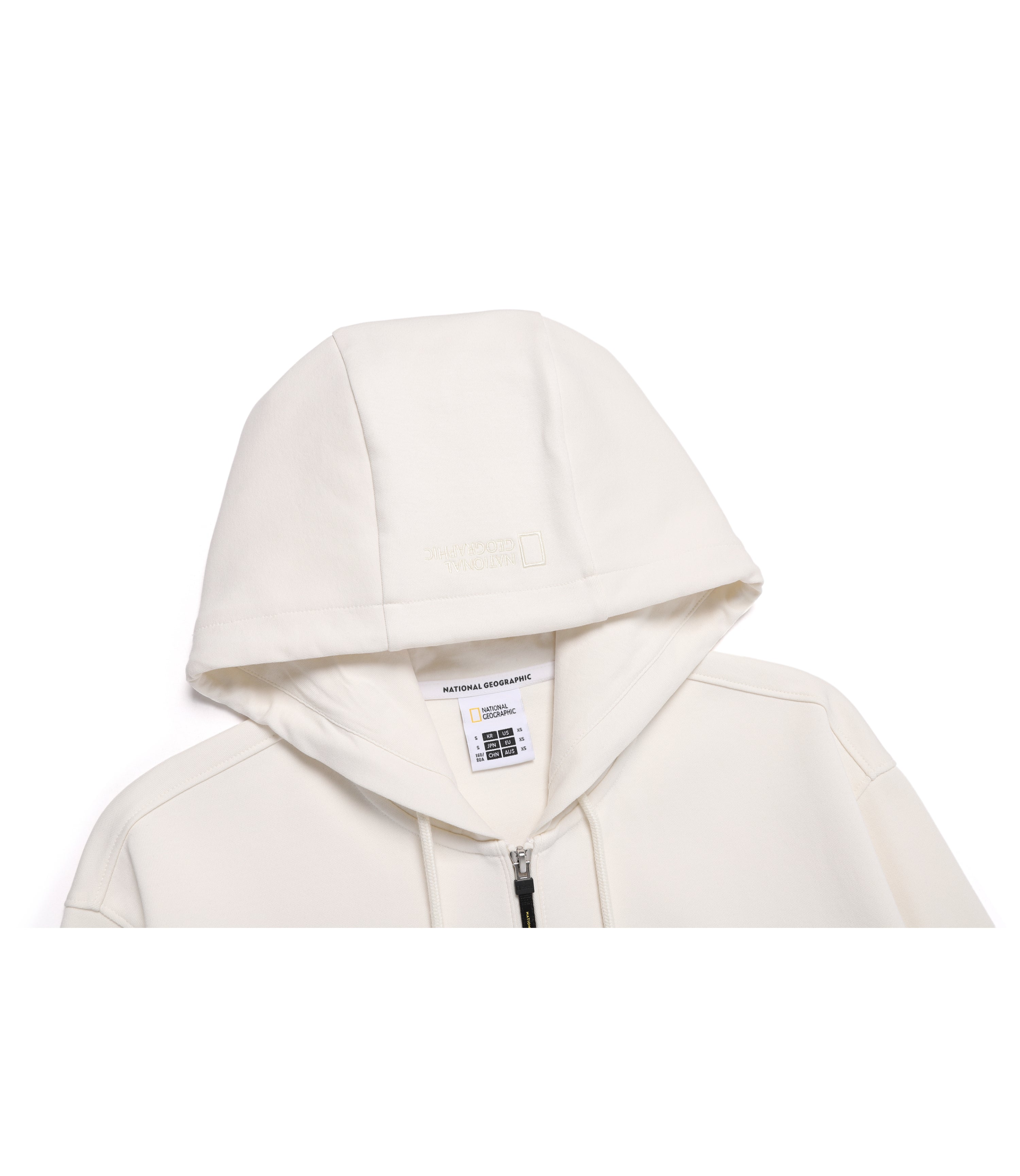 Women's MANATEE Full Zip Up Hooded Jacket<br>IVORY