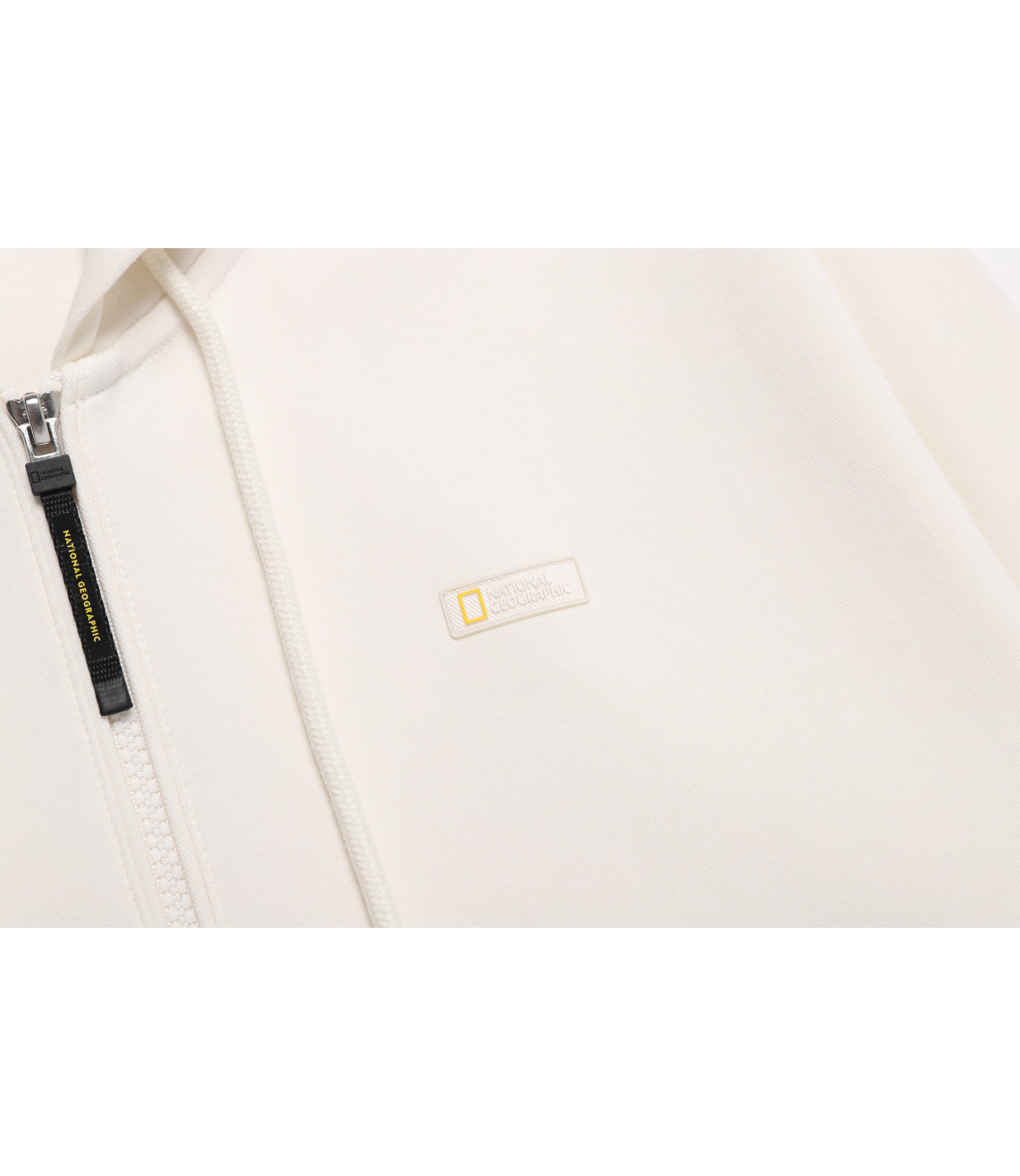 Women's MANATEE Full Zip Up Hooded Jacket<br>IVORY