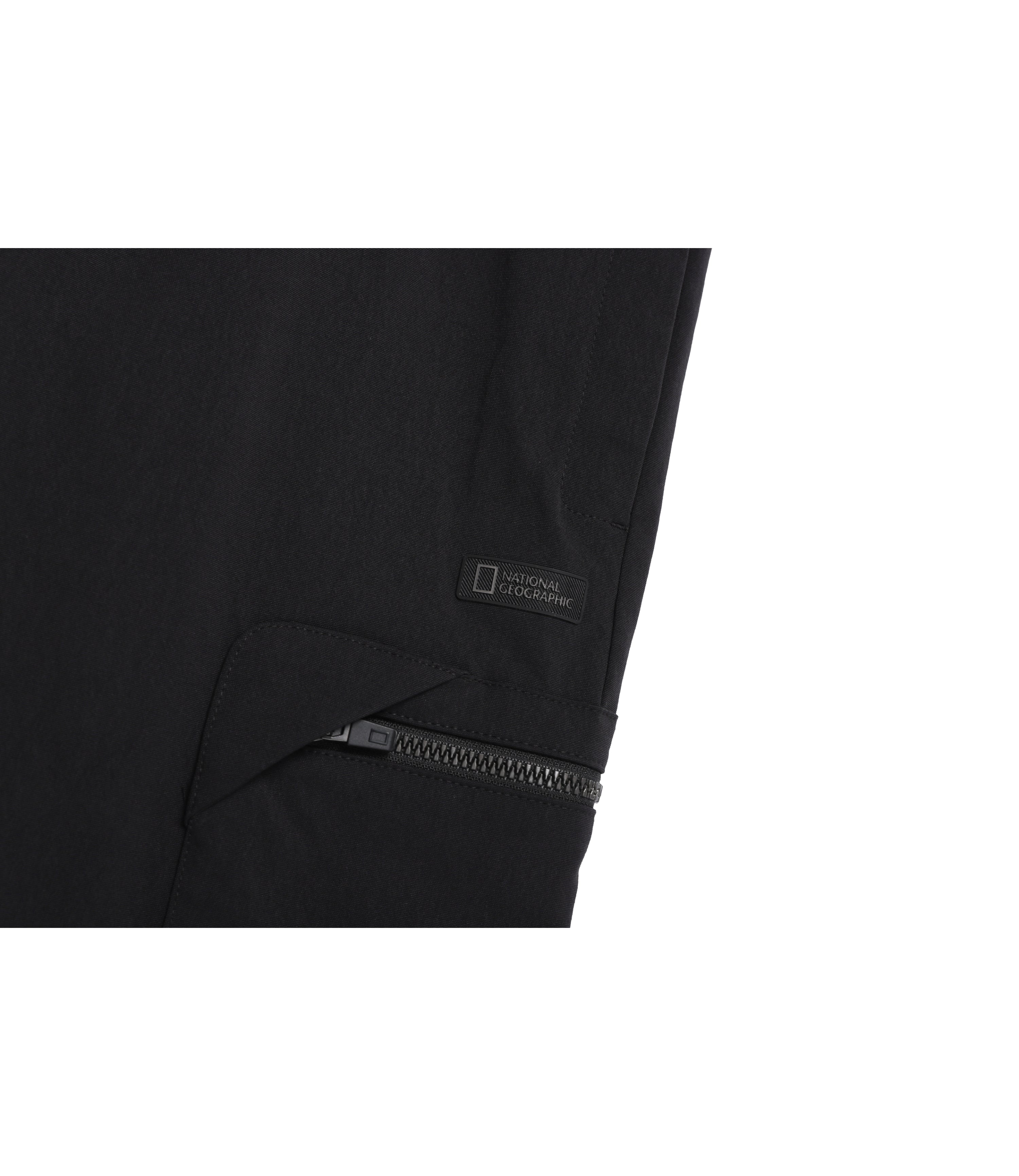 Men's Cargo Semi Loose Straight Pants<br>BLACK
