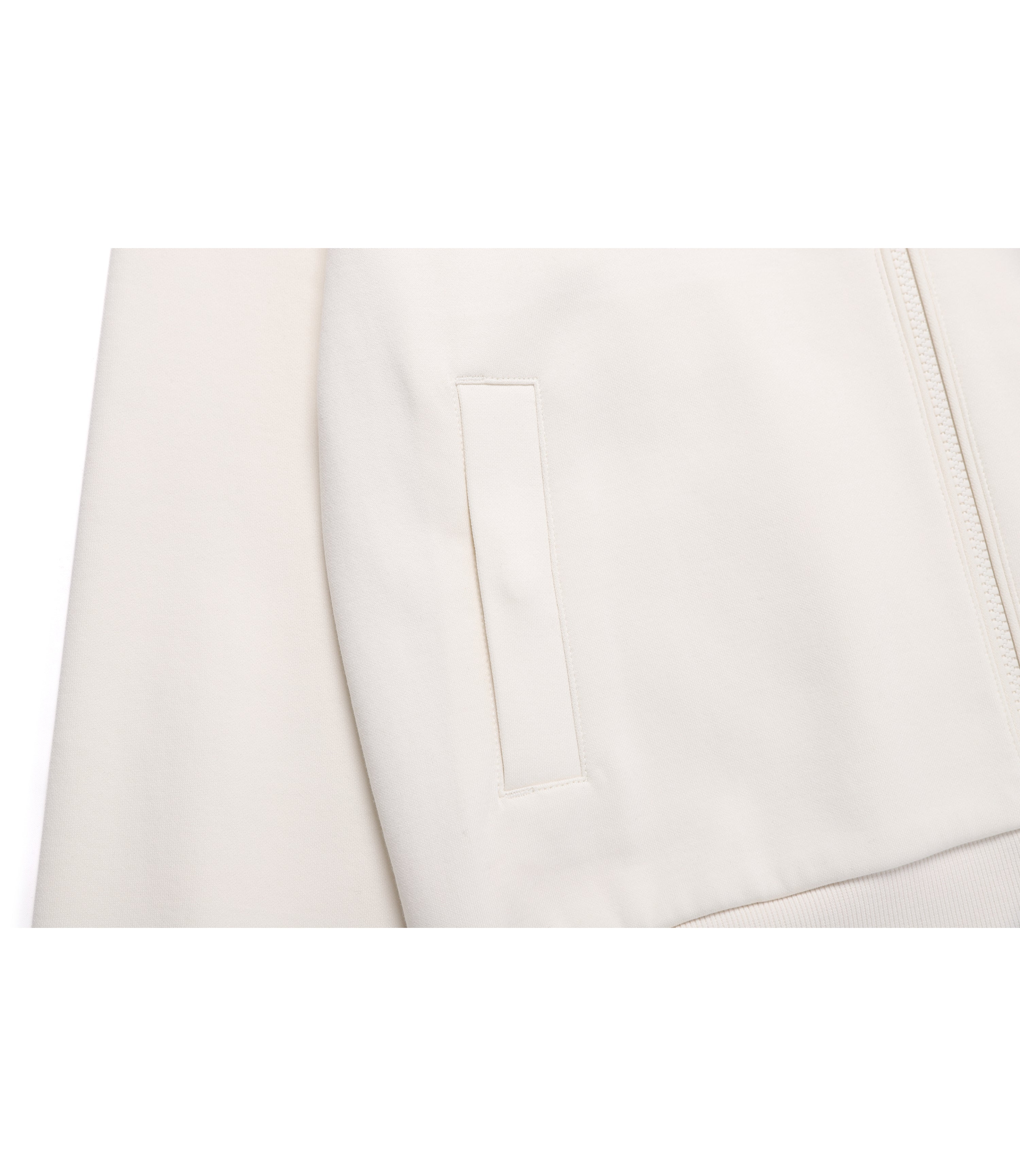 Women's MANATEE Full Zip Up Hooded Jacket<br>IVORY