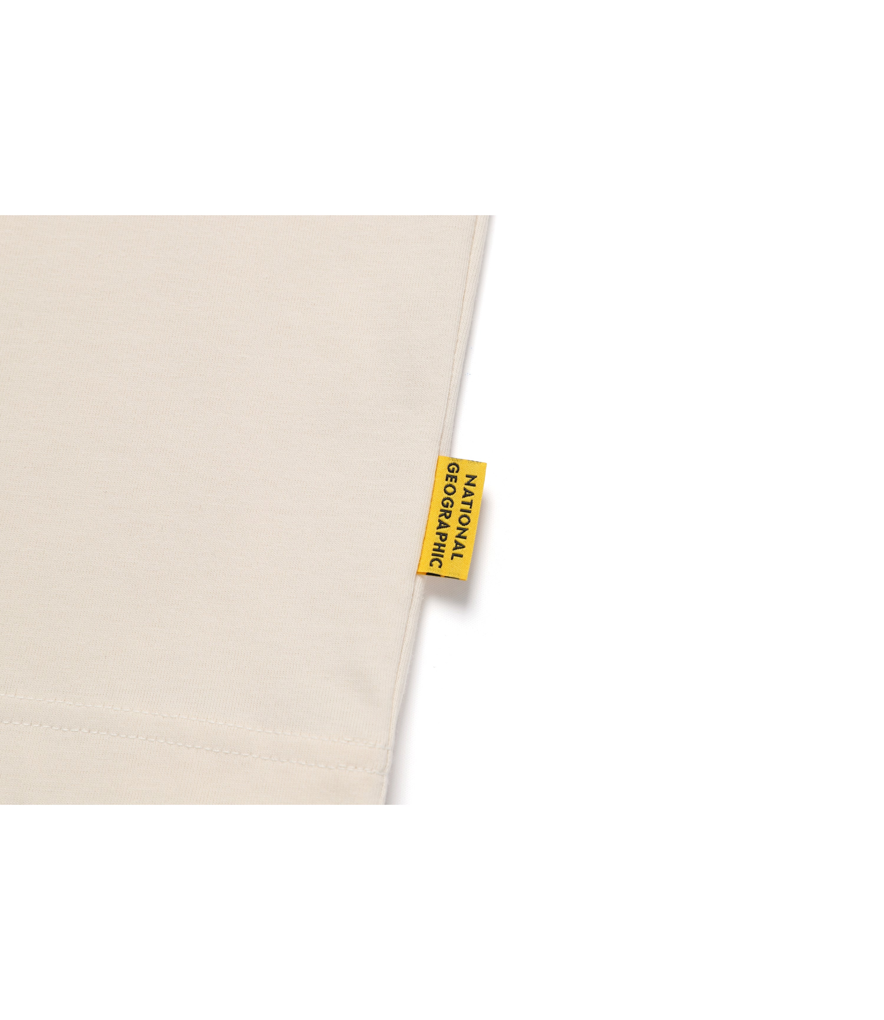 Unisex MANTELLA Logo Short Sleeve Tee<br>CRYSTAL BEIGE
