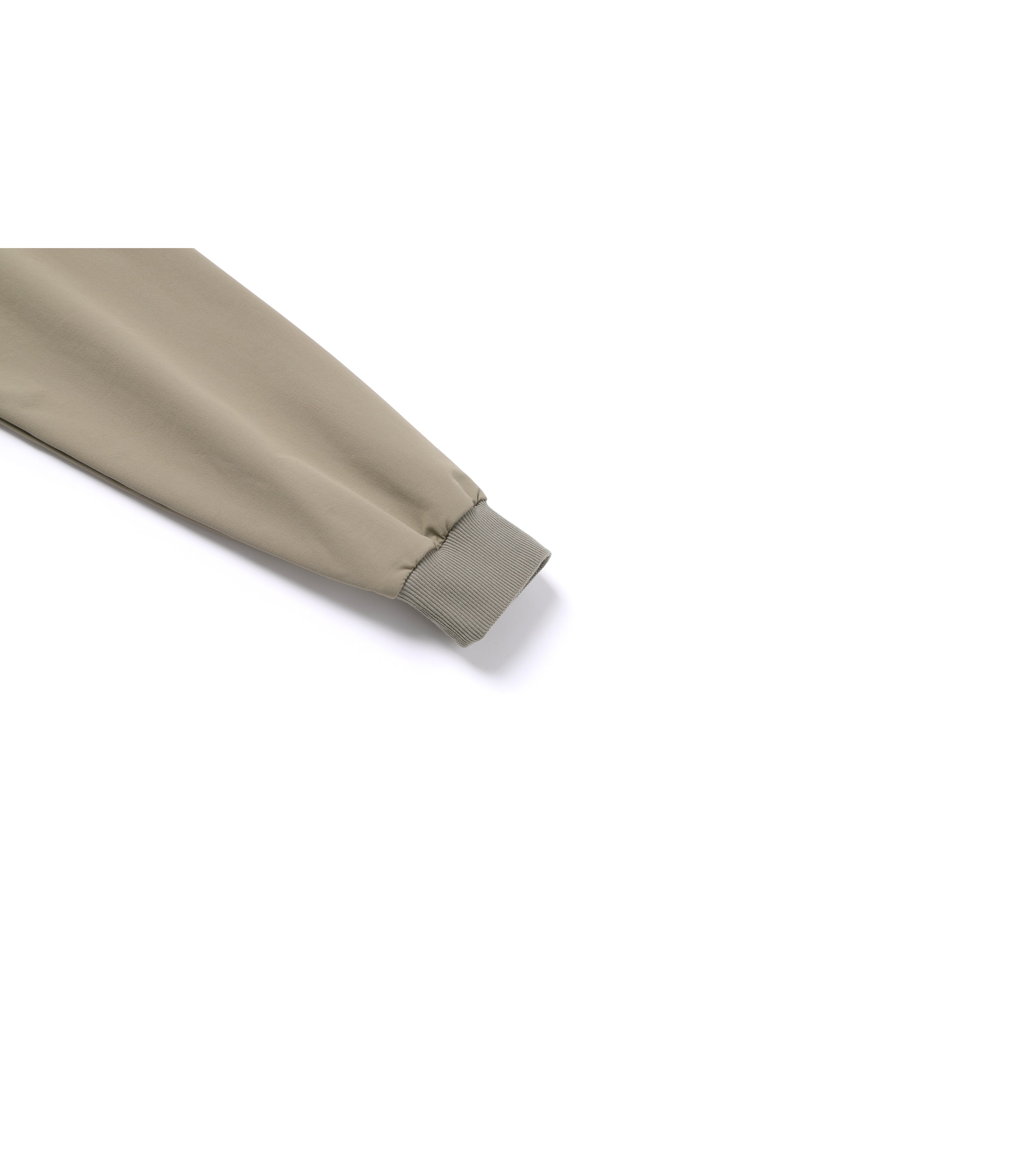 Unisex ARCHELON Double Warm Woven Zip-Up Hoodie<br>OAK BEIGE