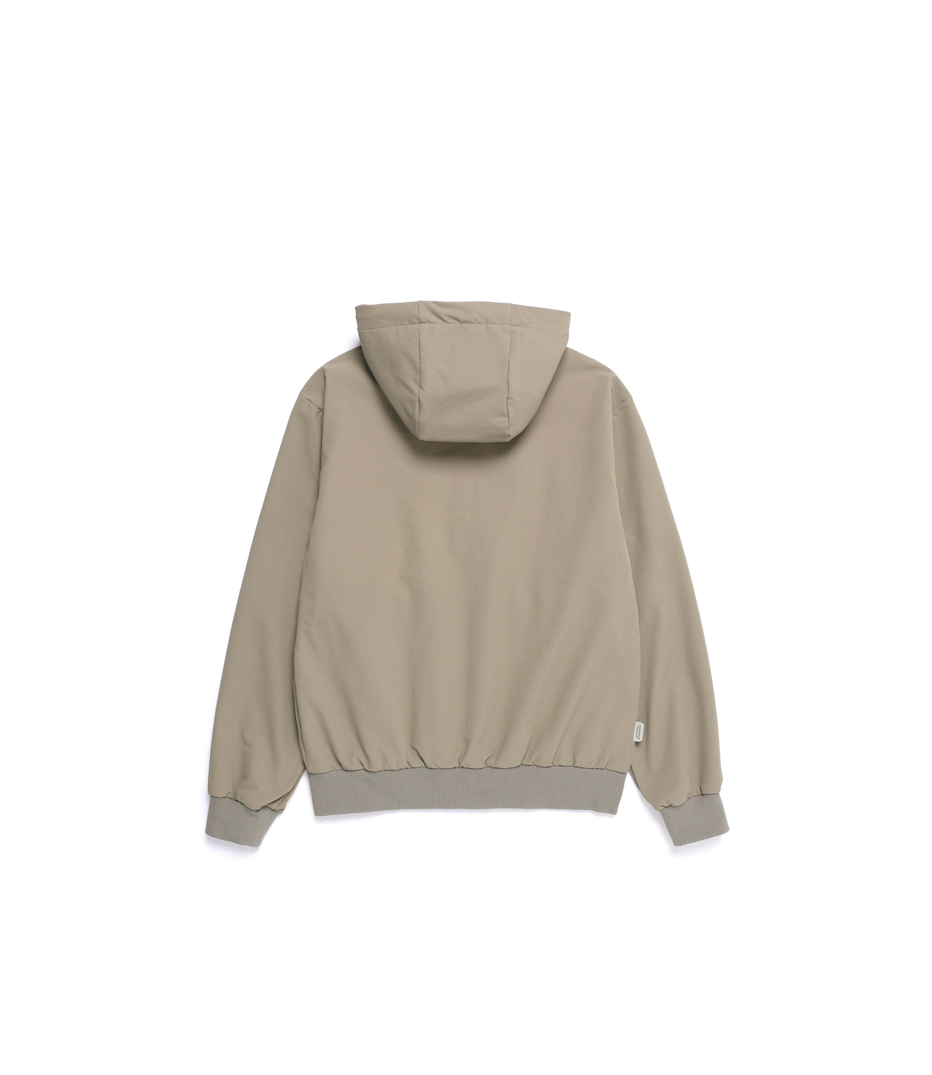 Unisex ARCHELON Double Warm Woven Zip-Up Hoodie<br>OAK BEIGE