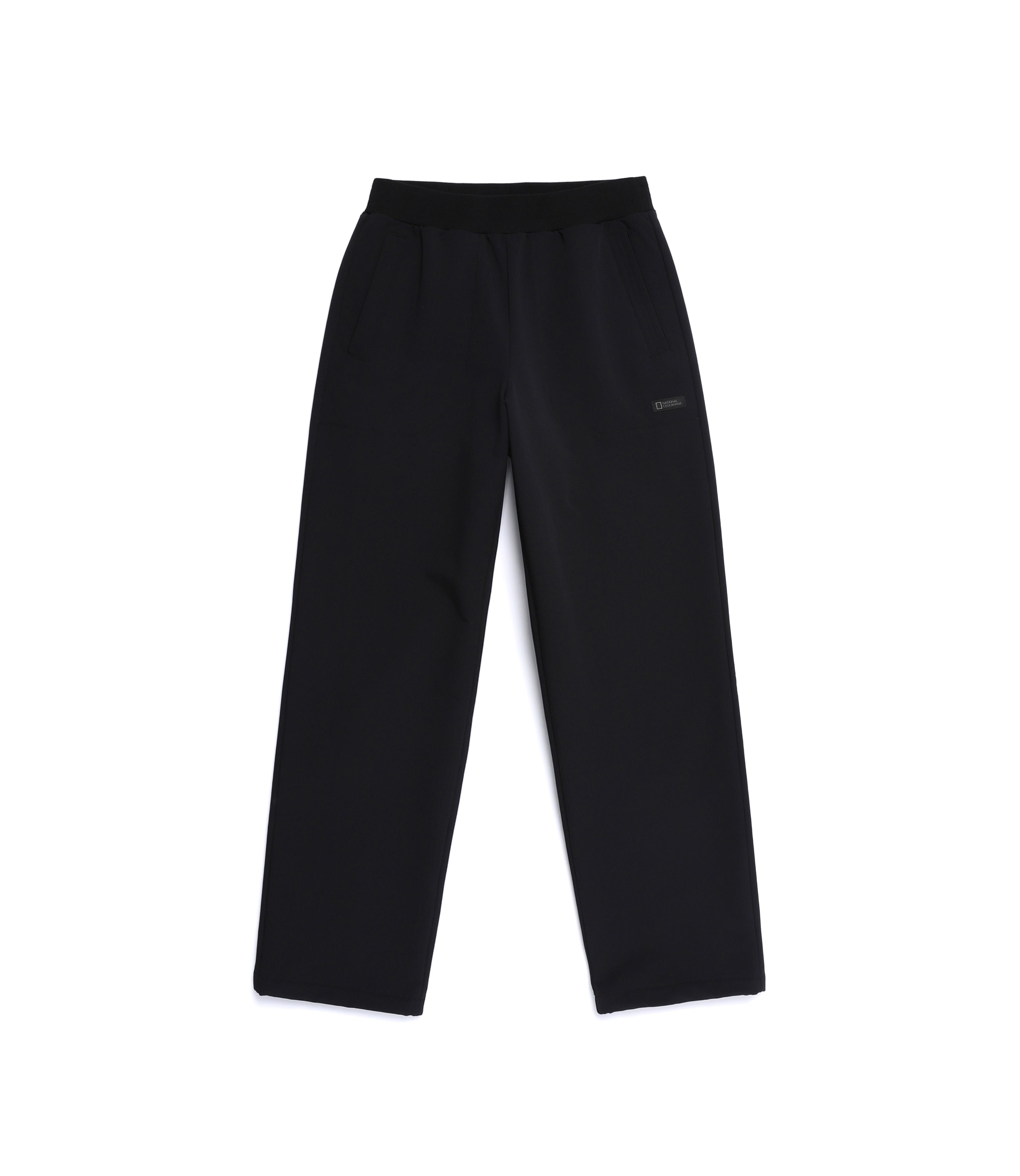 Unisex ARCHELON Double Warm Brushed Woven Pants<br>BLACK