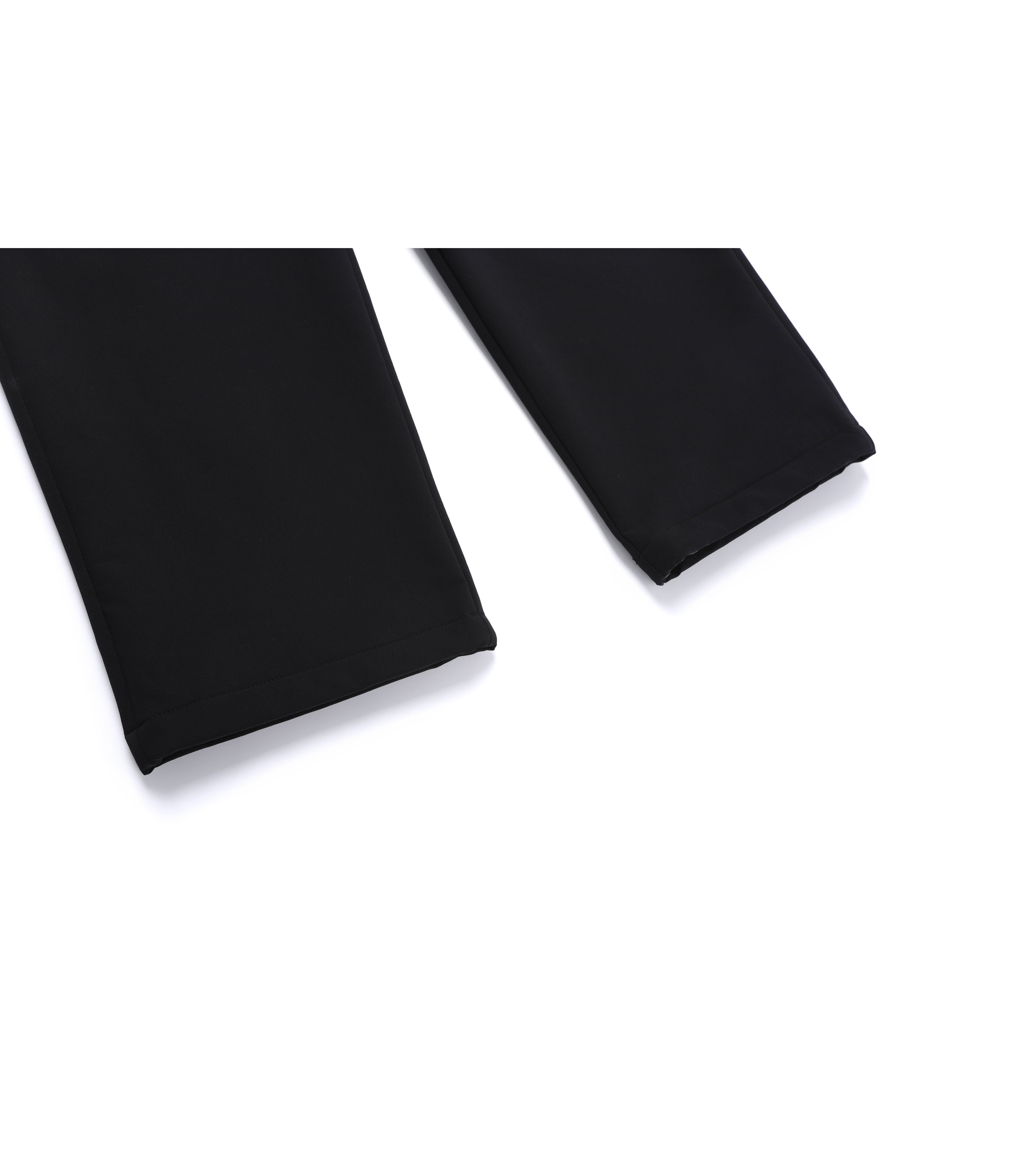 Unisex ARCHELON Double Warm Brushed Woven Pants<br>BLACK