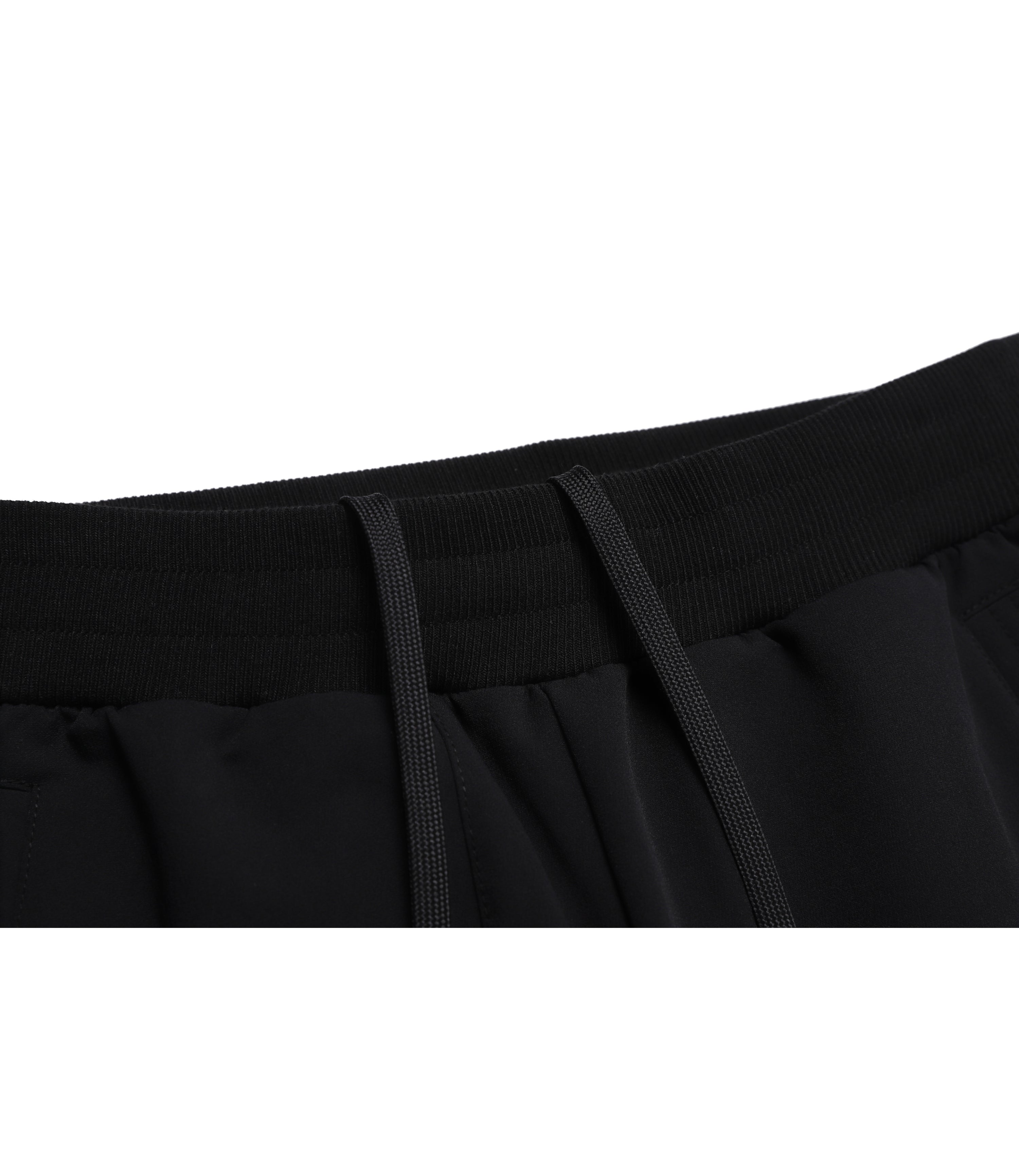 Unisex ARCHELON Double Warm Brushed Woven Pants<br>BLACK