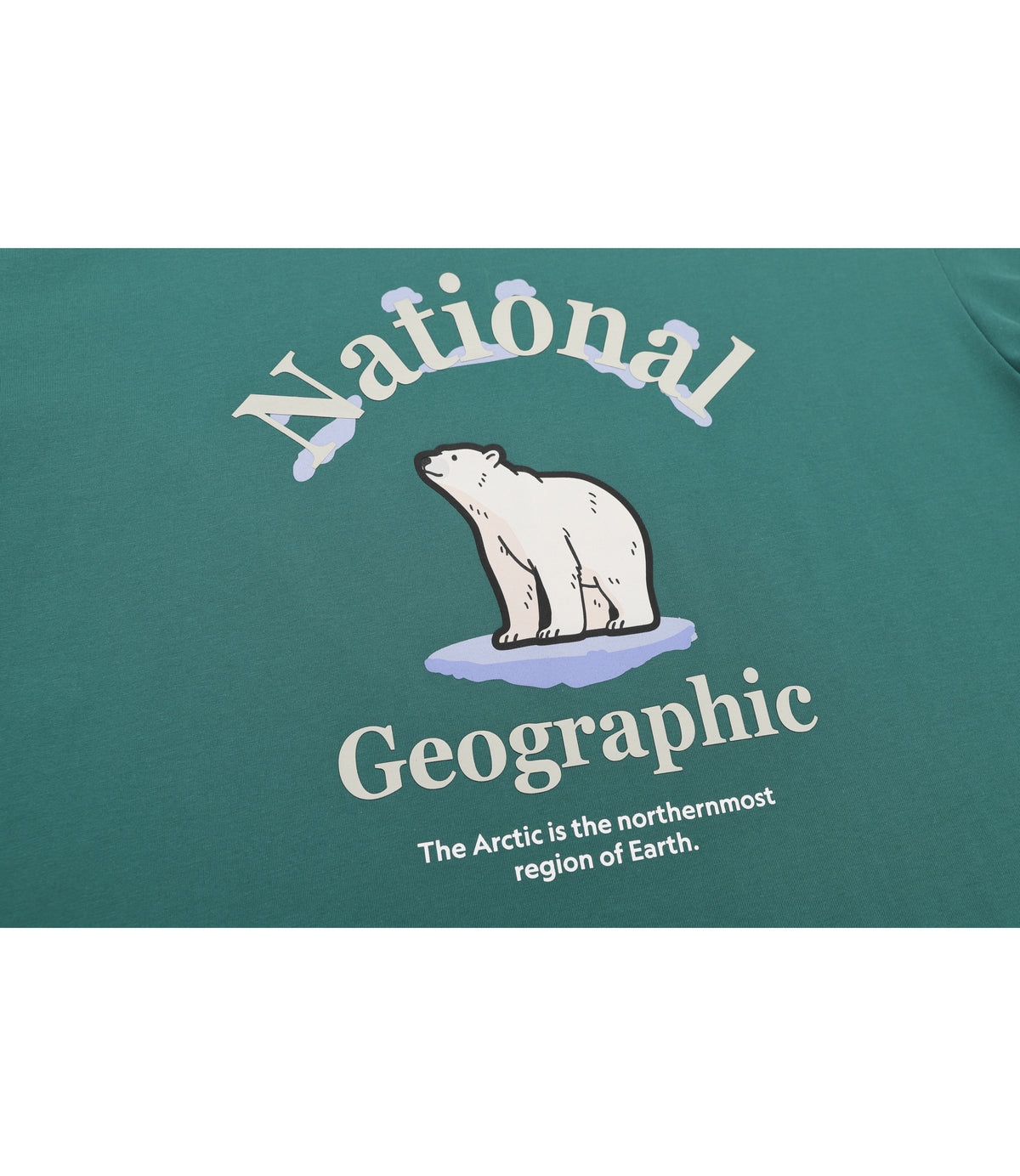 Unisex Animal Graphic Semi-Overfit Short Sleeve T-Shirt<br>POSY GREEN
