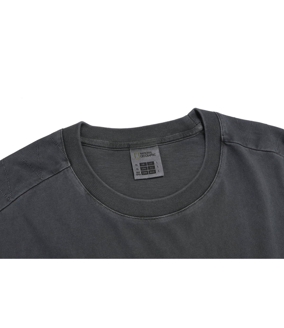 Unisex Garment-Dyed Pocket Short Sleeve Tee<br>WOOD GREY