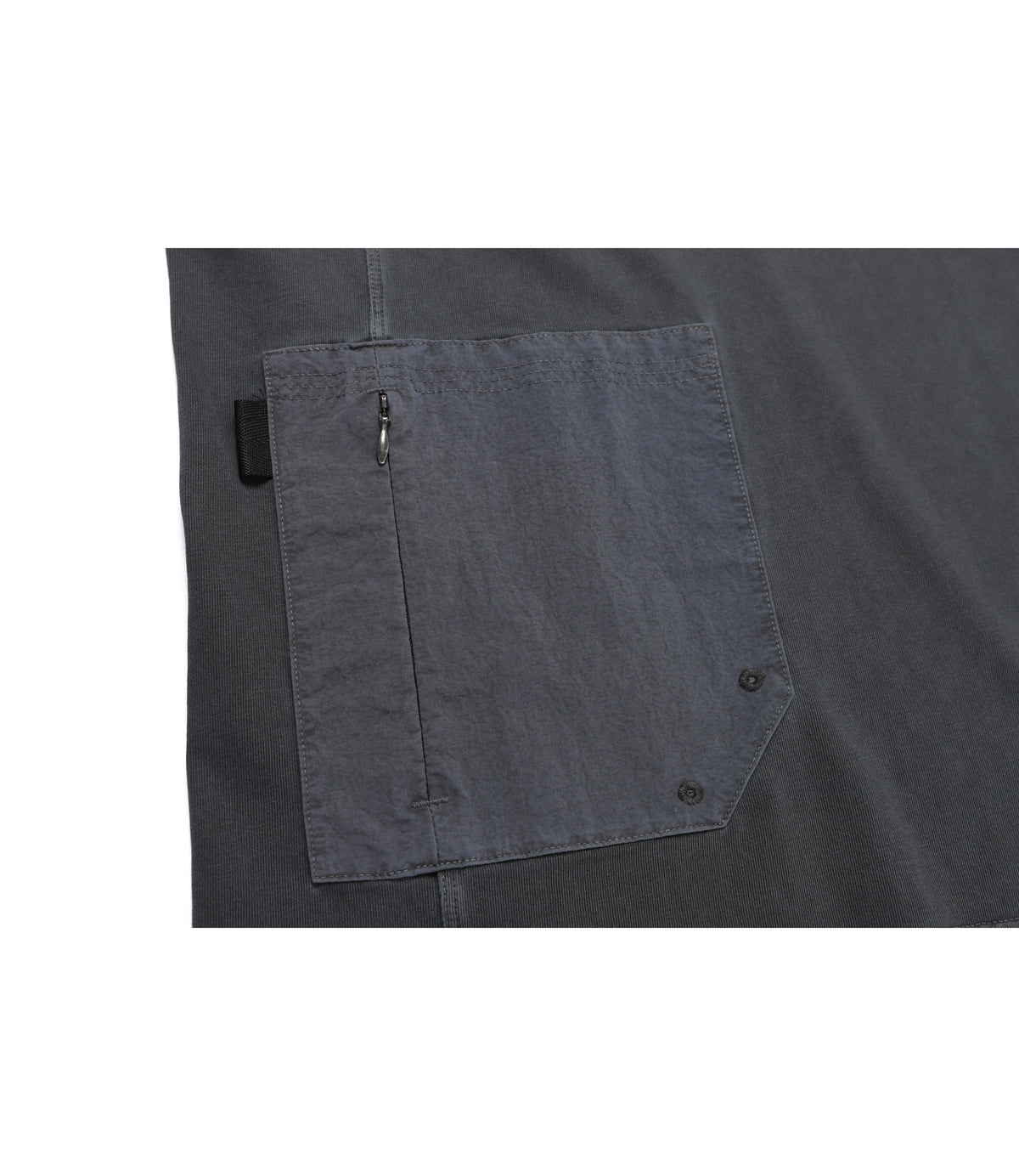 Unisex Garment-Dyed Pocket Short Sleeve Tee<br>WOOD GREY