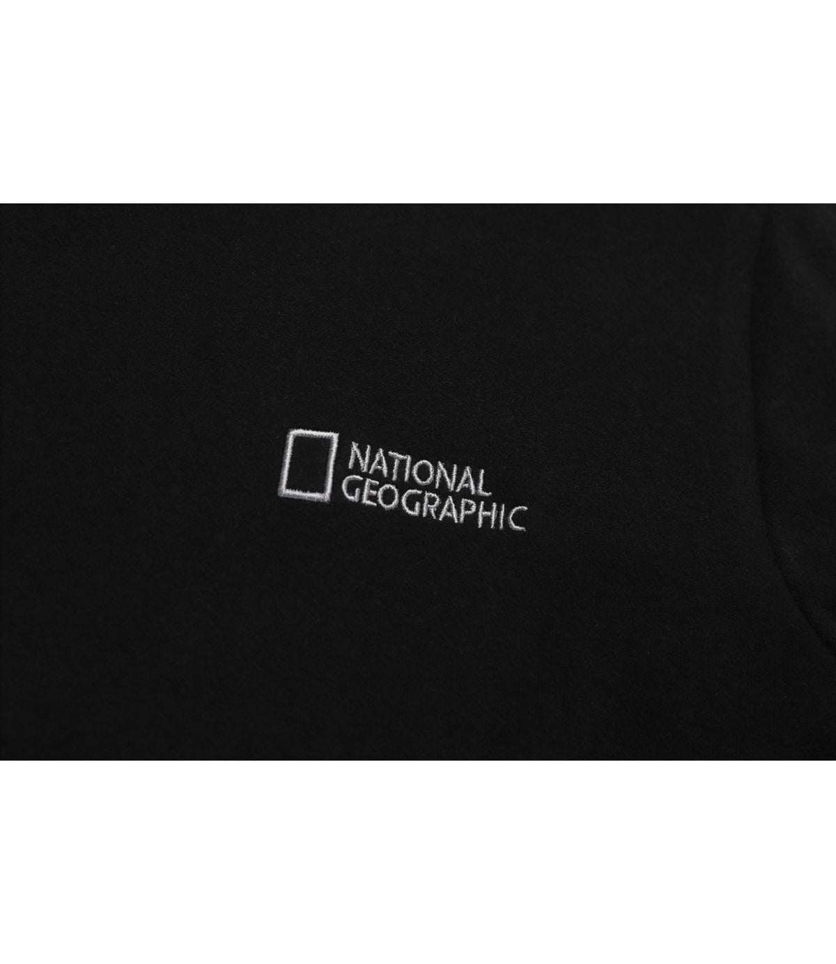 Women's Half-Neck Brushed Long Sleeve Tee<br>BLACK