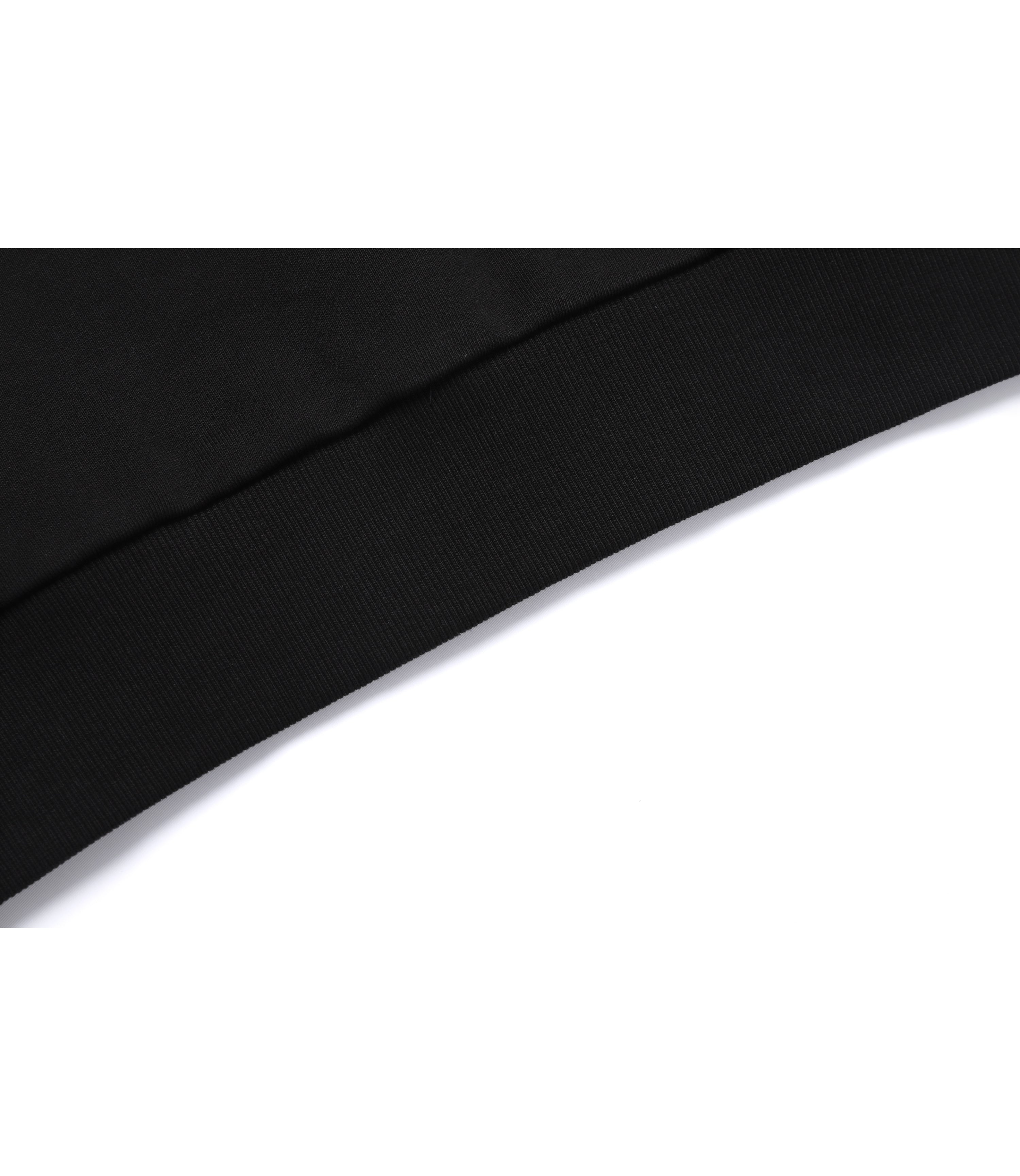 Unisex FOLHAS Small Logo Sweatshirt<br>BLACK