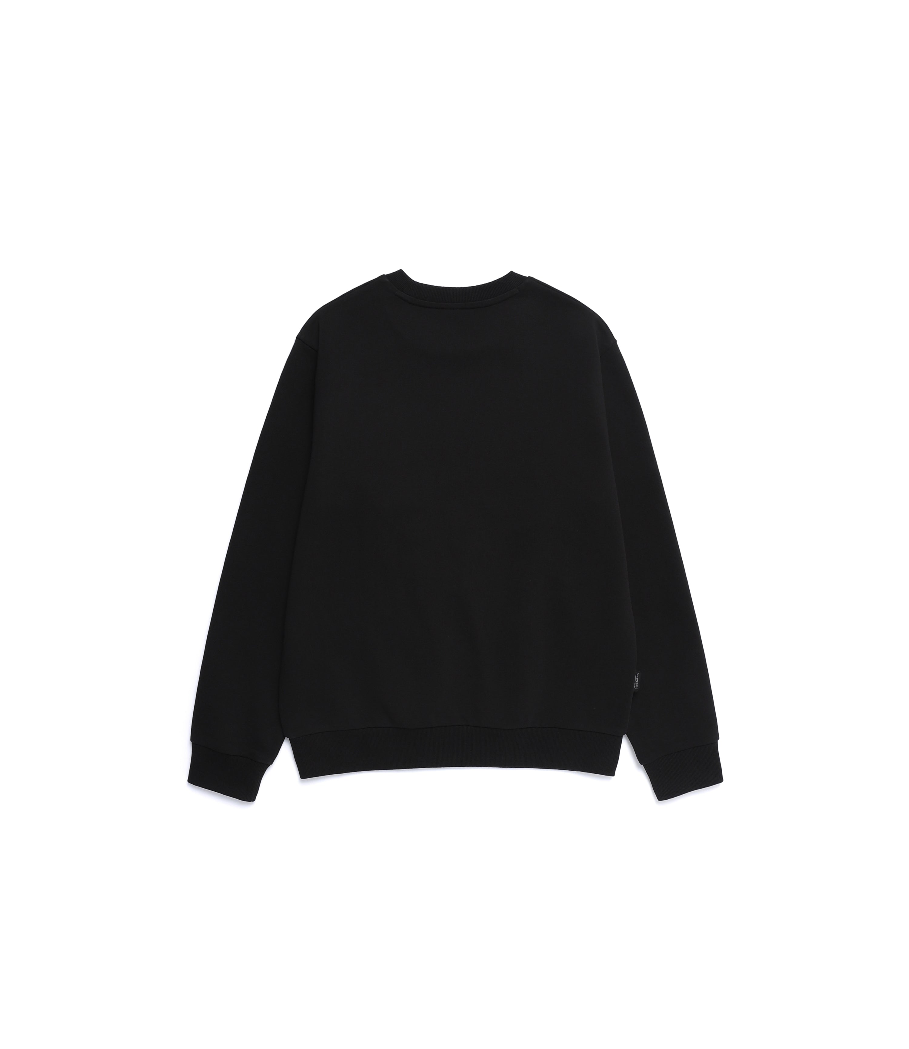 Unisex FOLHAS Small Logo Sweatshirt<br>BLACK