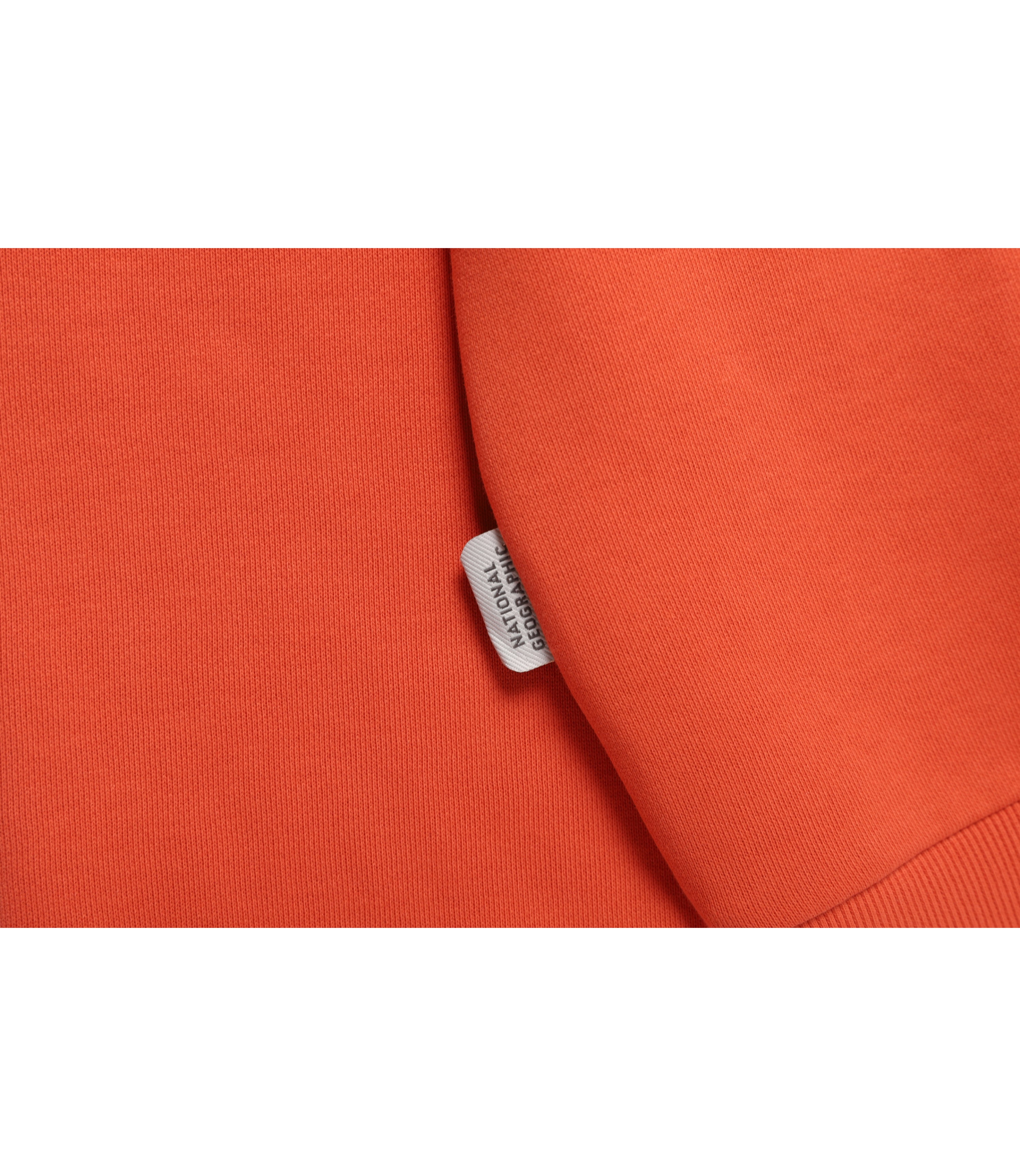 Unisex FOLHAS Small Logo Sweatshirt<br>L/ORANGE