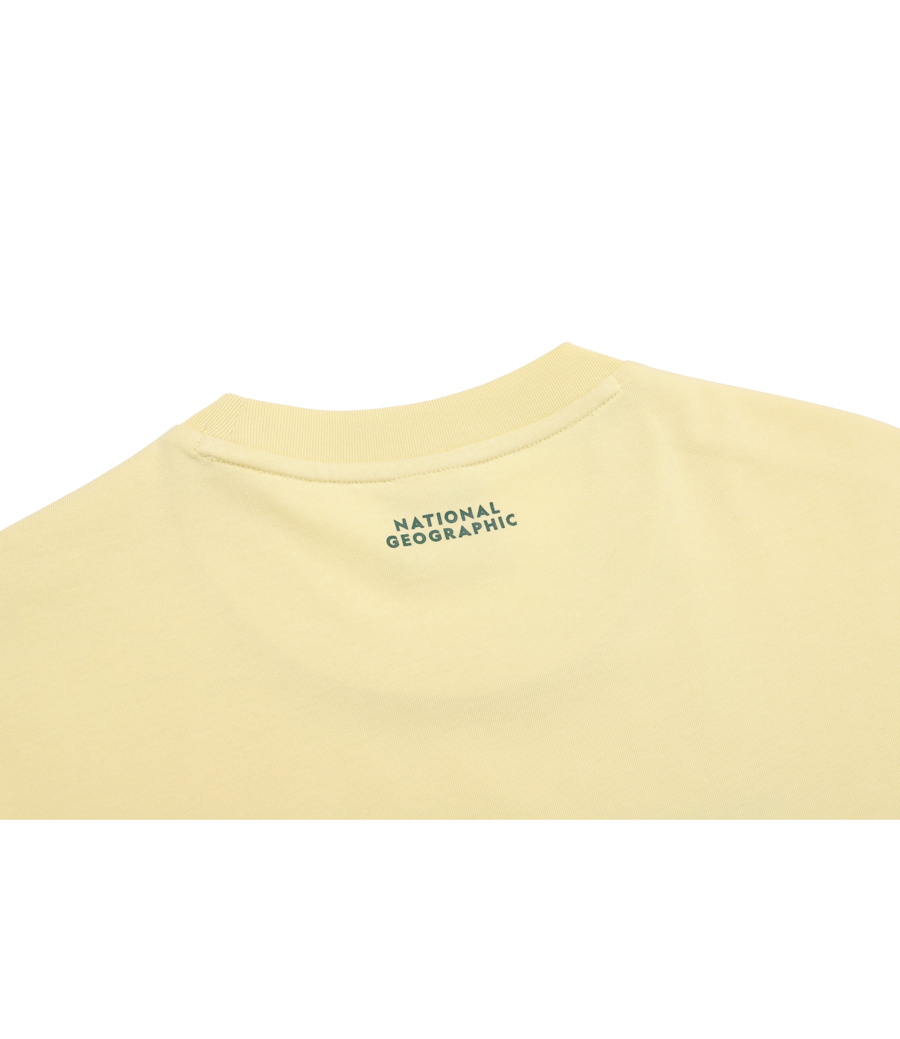 Unisex AVIS Aerosilver Big Graphic Semi-Overfit Short Sleeve Tee<br>PALE YELLOW