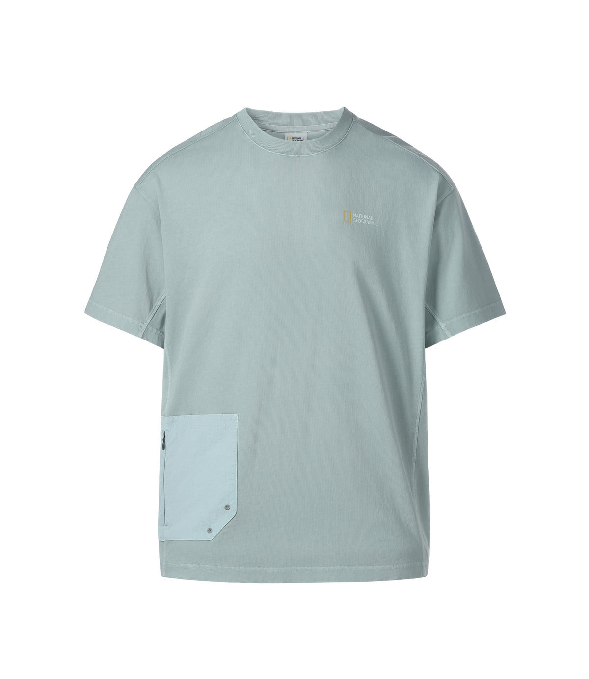 Unisex Garment-Dyed Pocket Short Sleeve Tee<br>SAGE GREEN