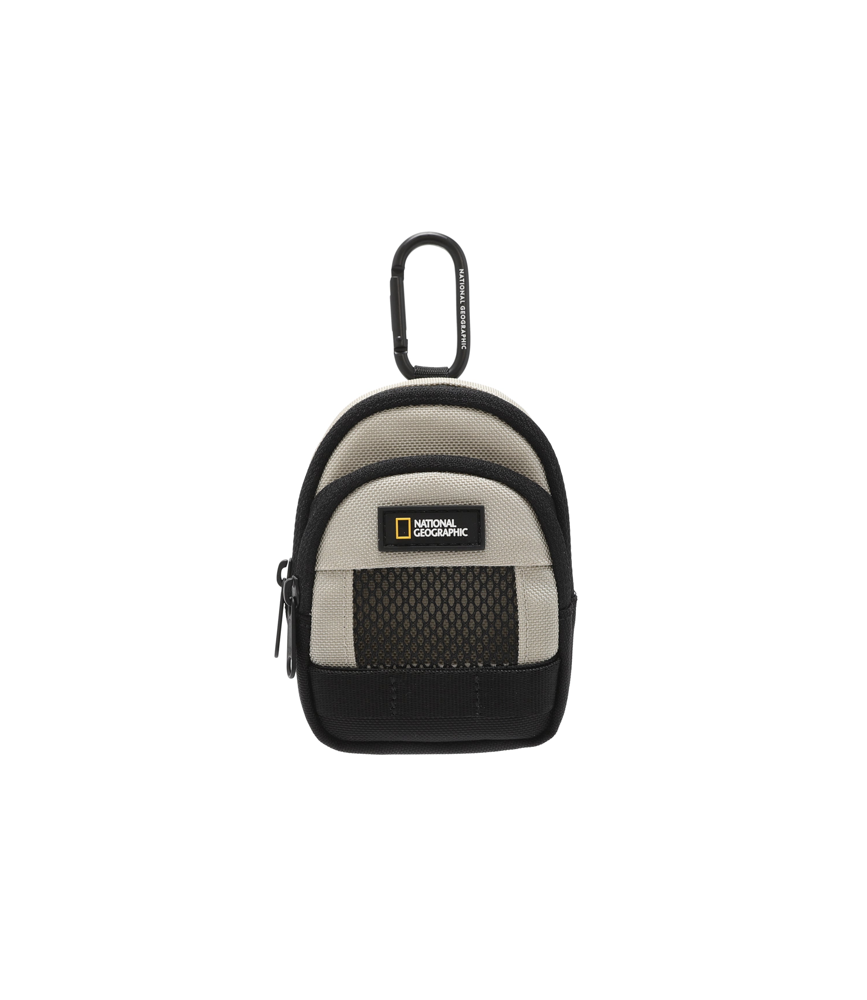 Mesh Backpack Pouch<br>BEIGE