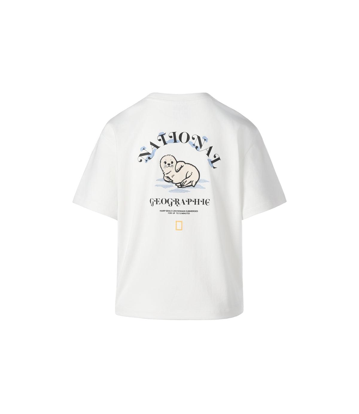 Women's Animal Graphic Point Short Sleeve T-Shirt<br>O/WHITE