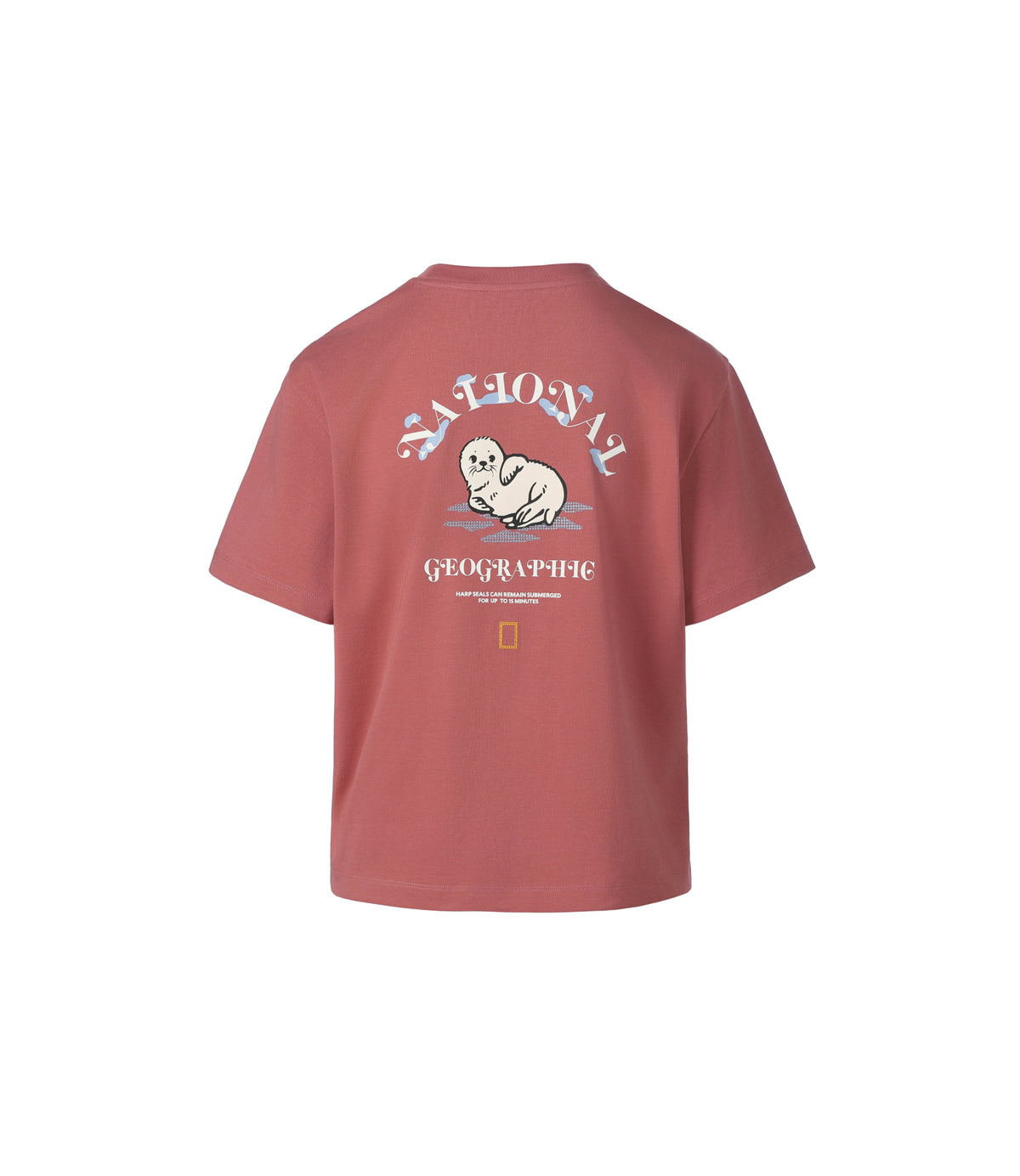 Women's Animal Graphic Point Short Sleeve T-Shirt<br>SOFT ROSE