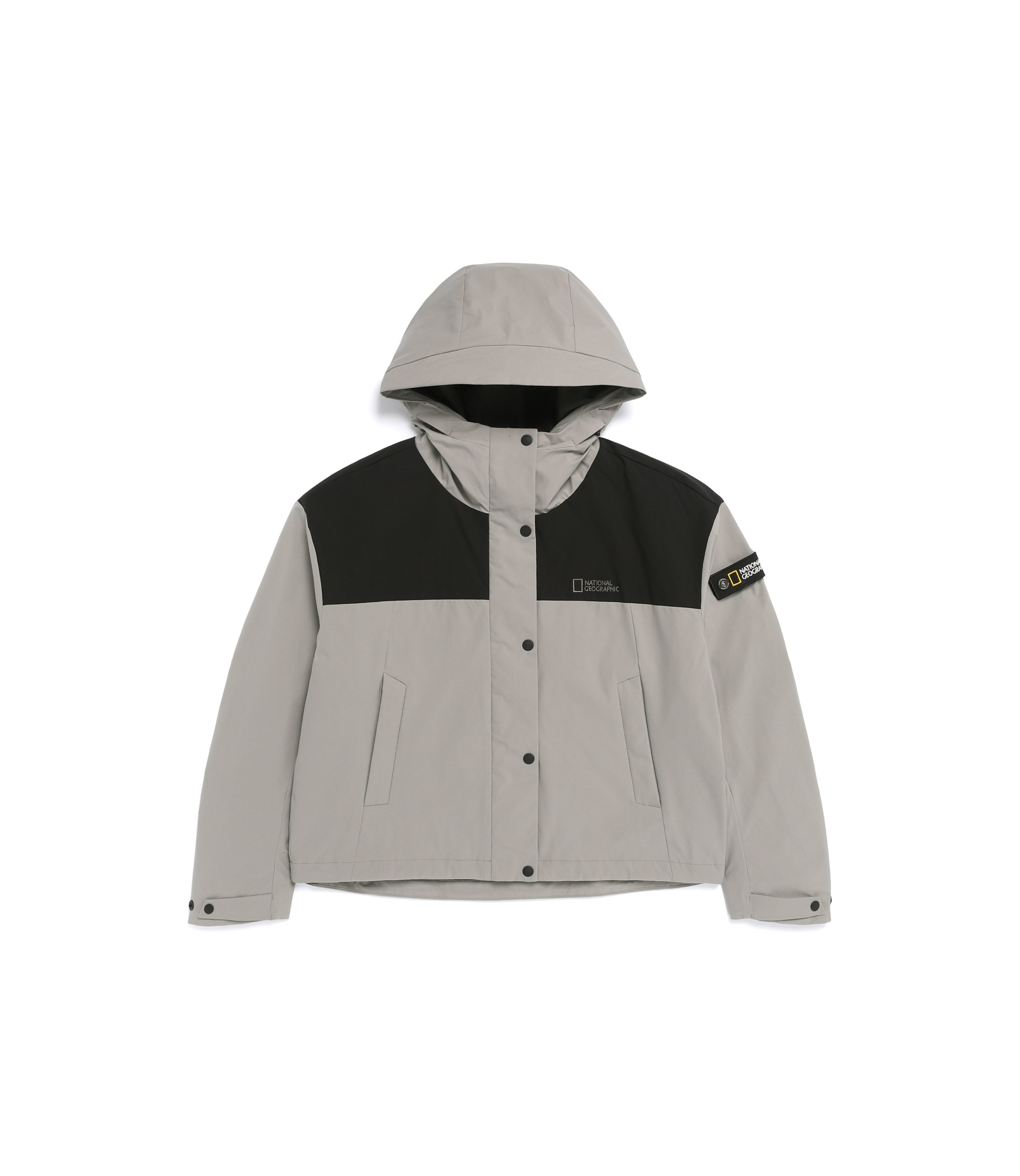 Women's AUGUSTINE Color Block Short Jumper<br>GREYISH BEIGE