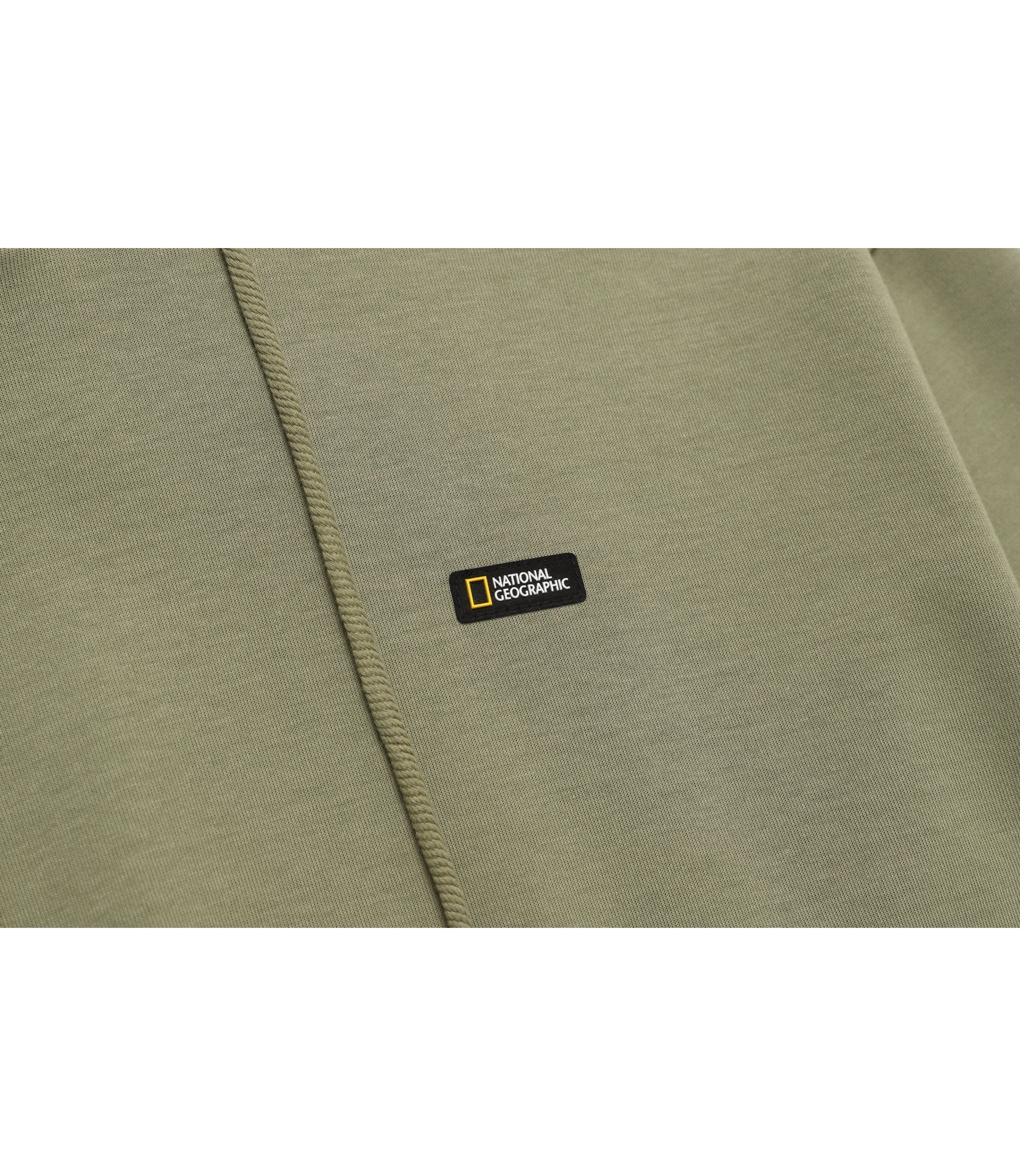 Unisex NRN Woven Matched Out-Pocket Hoodie<br>LICHEN KHAKI