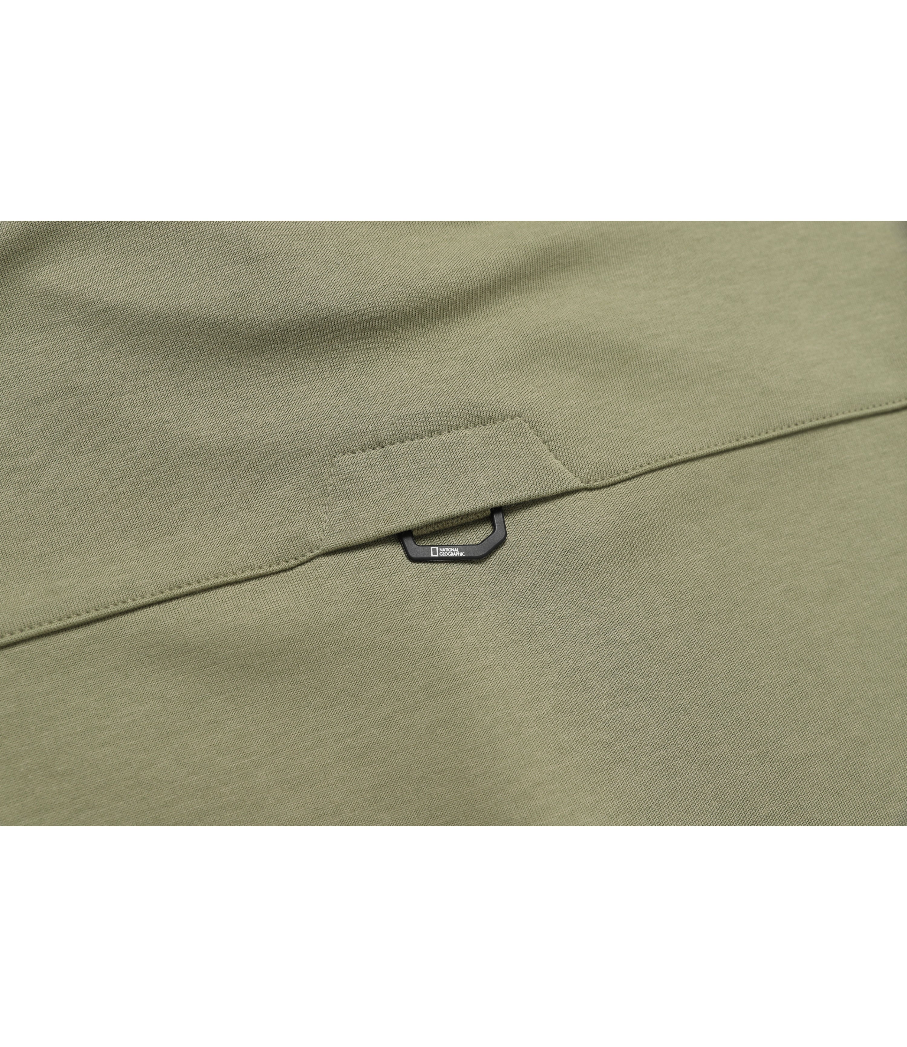 Unisex NRN Woven Matched Out-Pocket Hoodie<br>LICHEN KHAKI