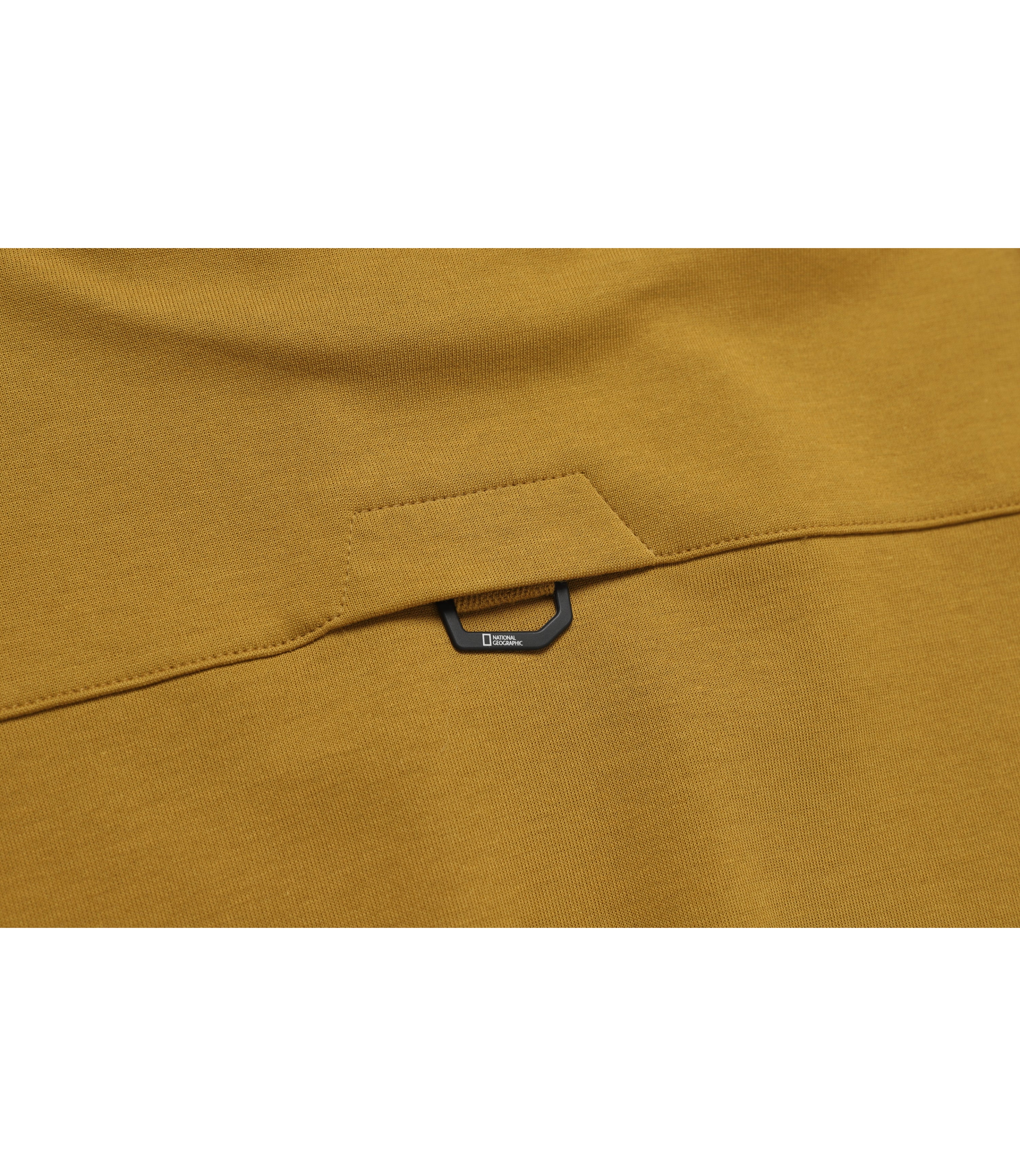 Unisex NRN Woven Matched Out-Pocket Hoodie<br>MUSTARD