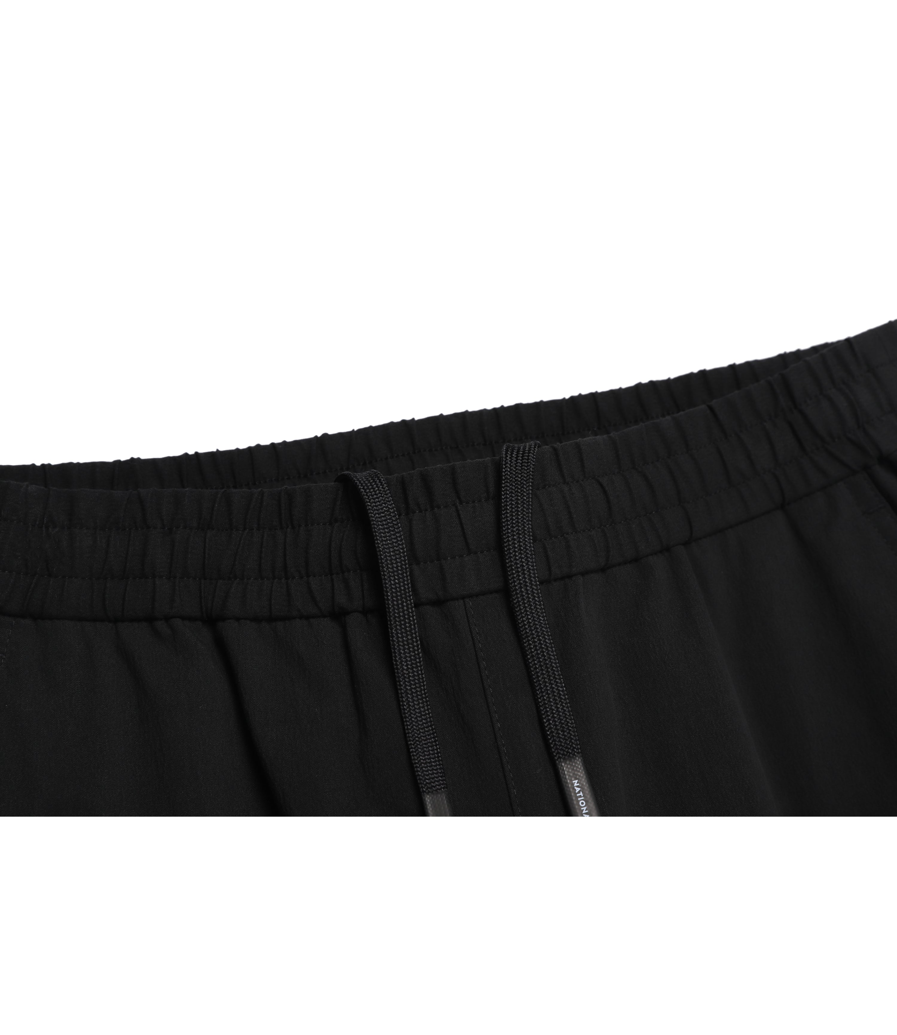 Women's Woven Semi-Loose Pants<br>BLACK