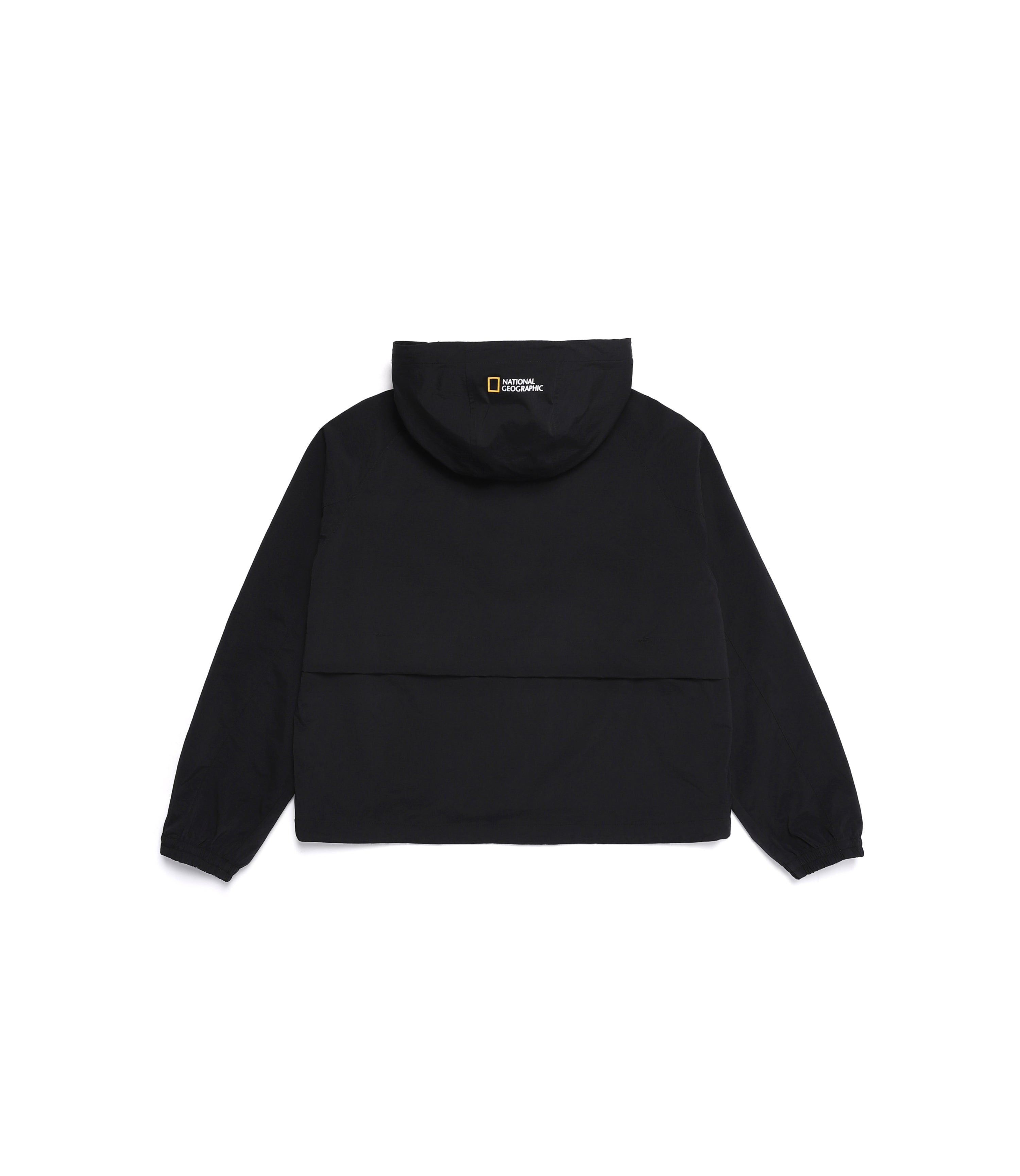 Women's CYGNUS Woven Stretch Full Zip Up Hooded Jacket<br>CARBON BLACK