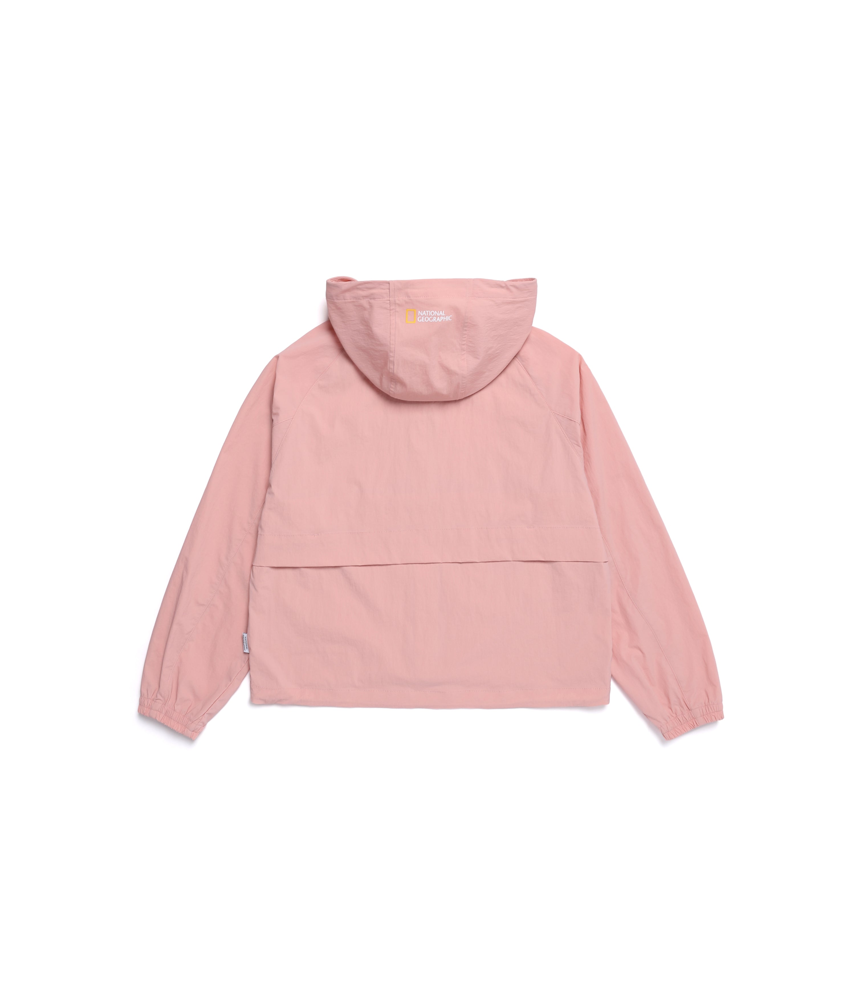 Women's CYGNUS Woven Stretch Full Zip Up Hooded Jacket<br>DARK PEACH
