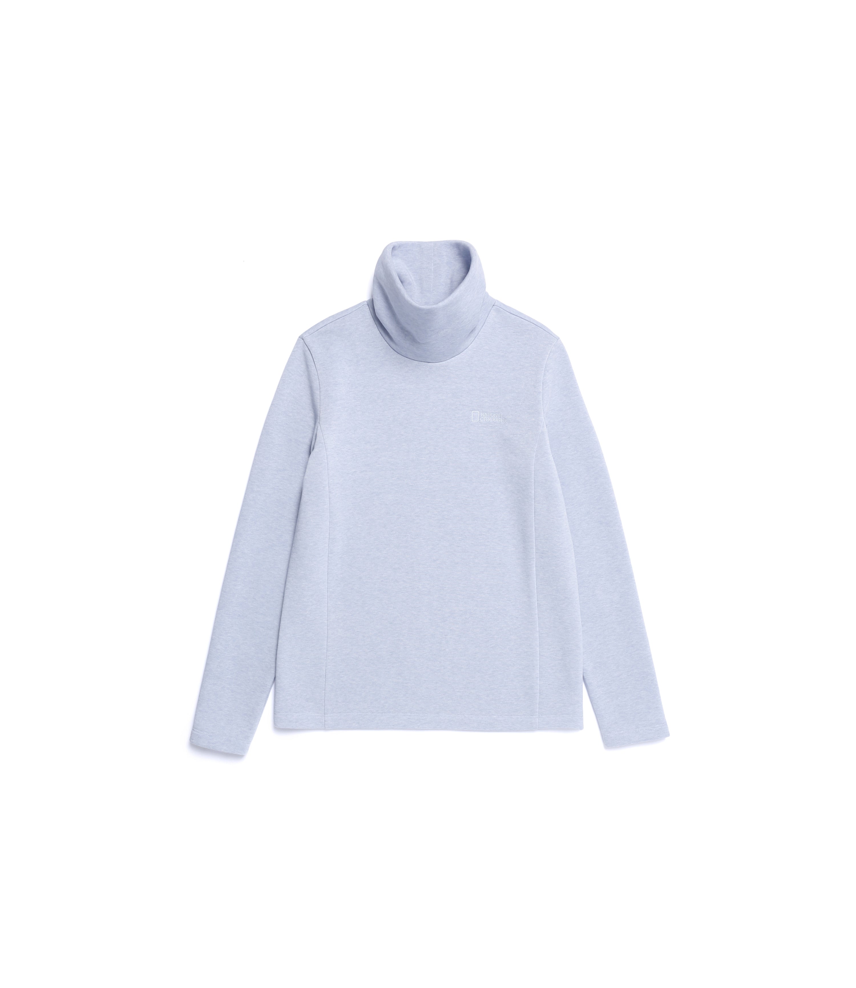Women's Fleece-Lined Long Sleeve Tee<br>L/BLUE
