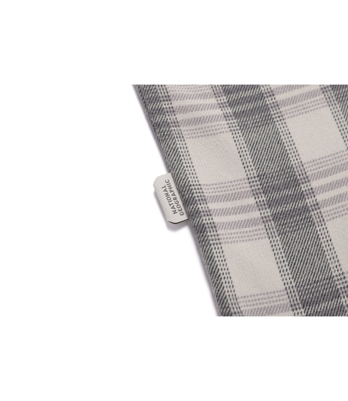 Unisex Flannel Check Shirt<br>WOOD GREY