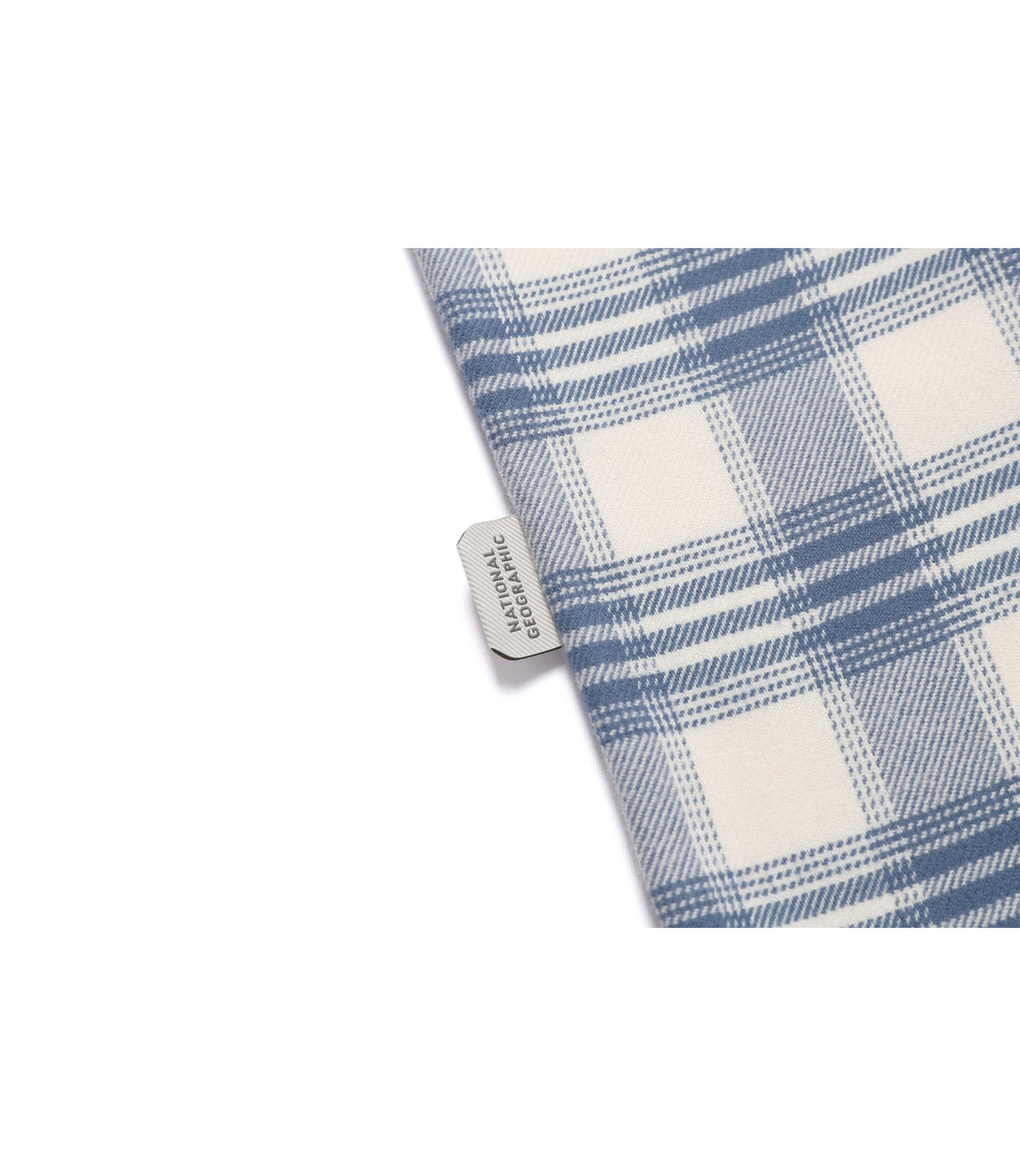 Unisex Flannel Check Shirt<br>MOON BLUE