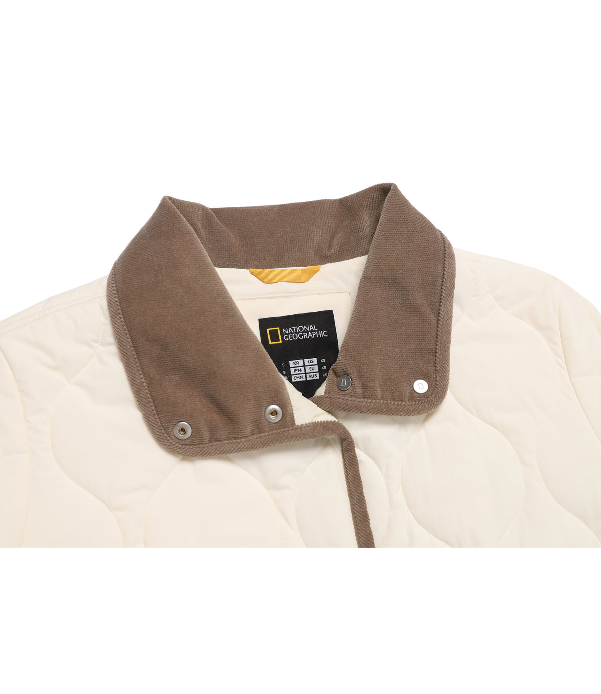 Women's ELK Collared Padded Jumper<br>IVORY