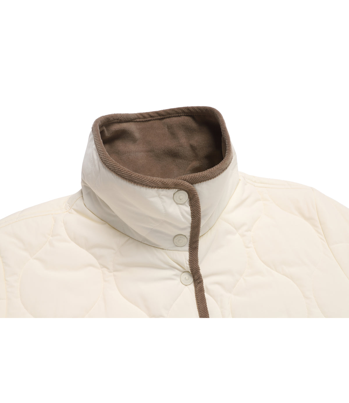 Women's ELK Collared Padded Jumper<br>IVORY