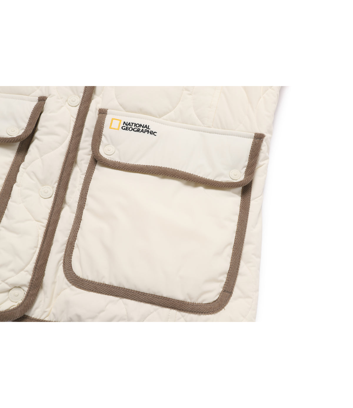 Women's ELK Collared Padded Jumper<br>IVORY