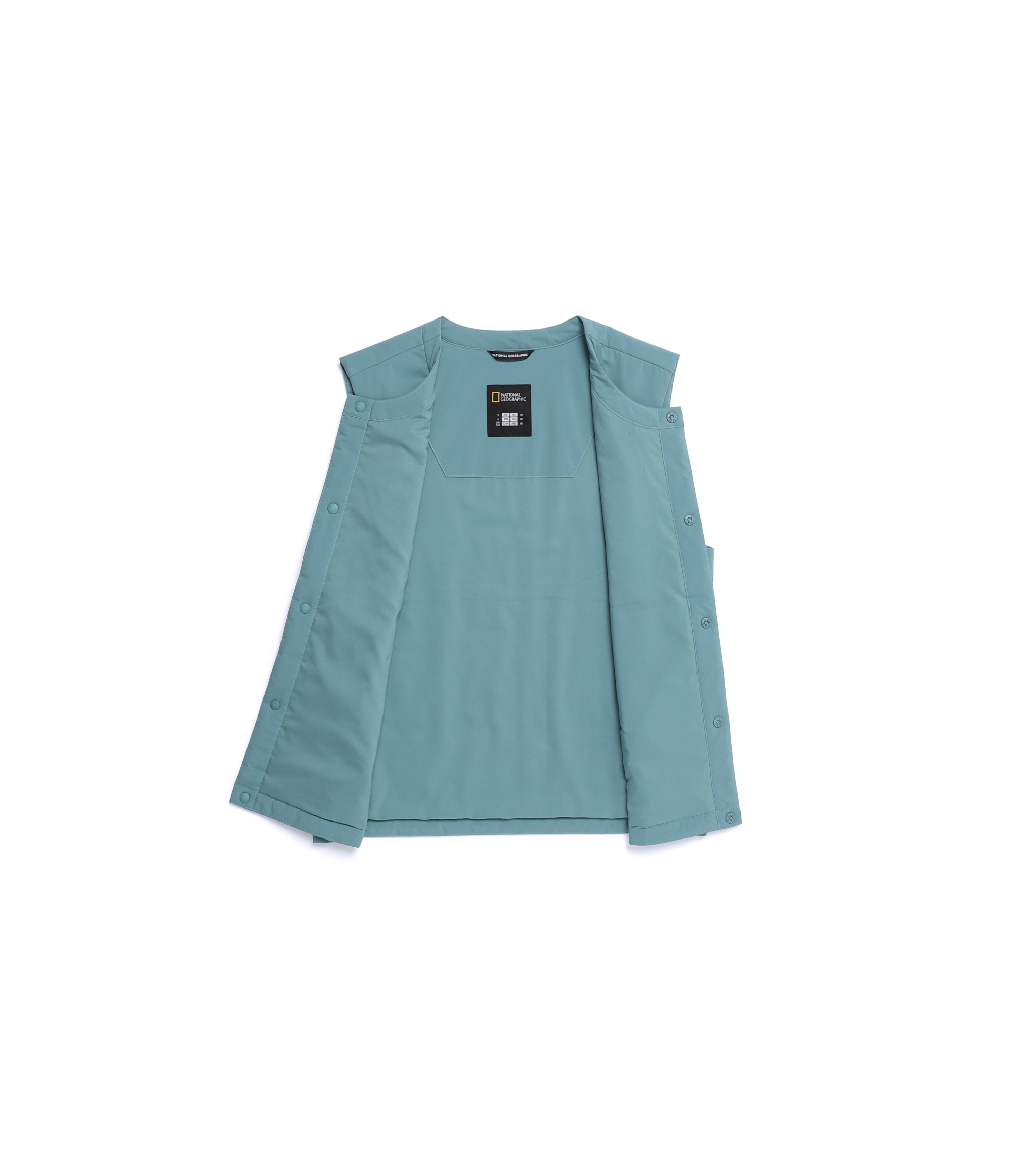 Unisex RHEA Ultra-Lightweight Padded Vest<br>LIGHT TEAL GREEN