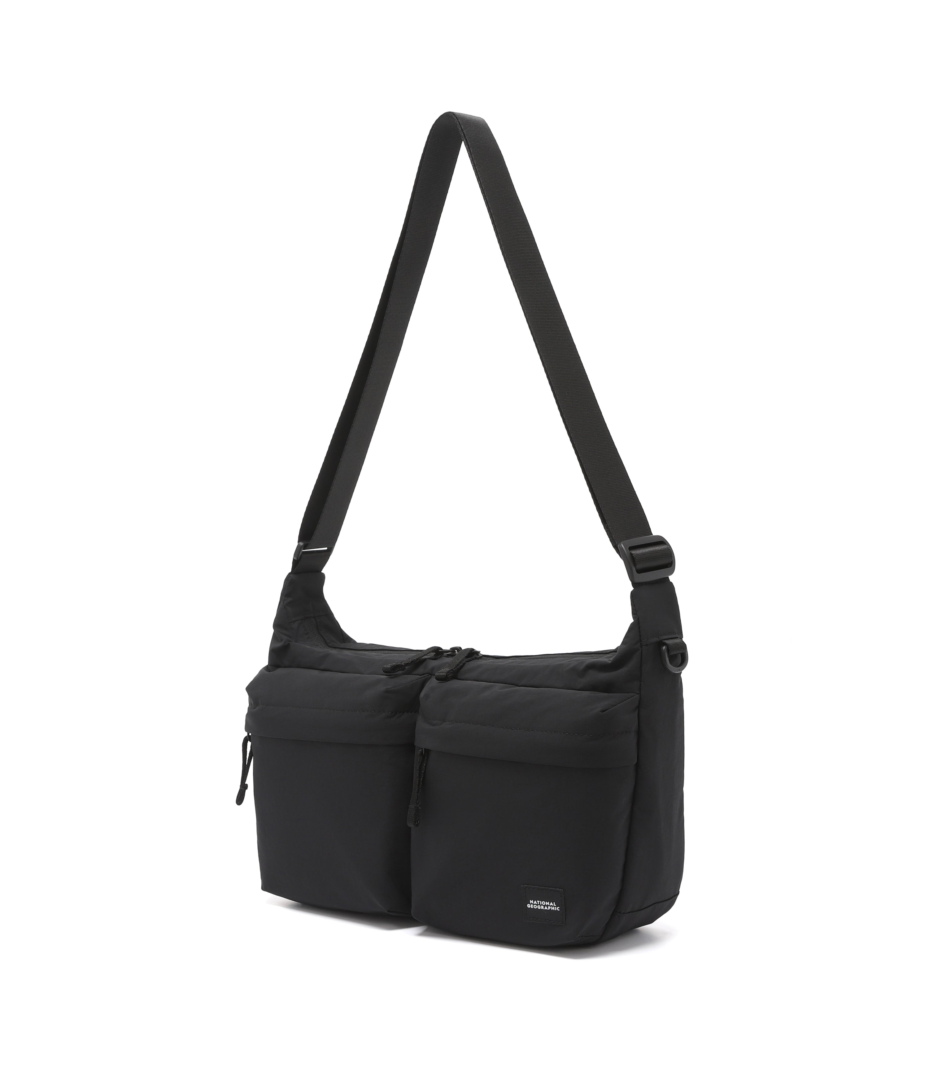 ADELIE Light Double Crossbody Bag<br>BLACK