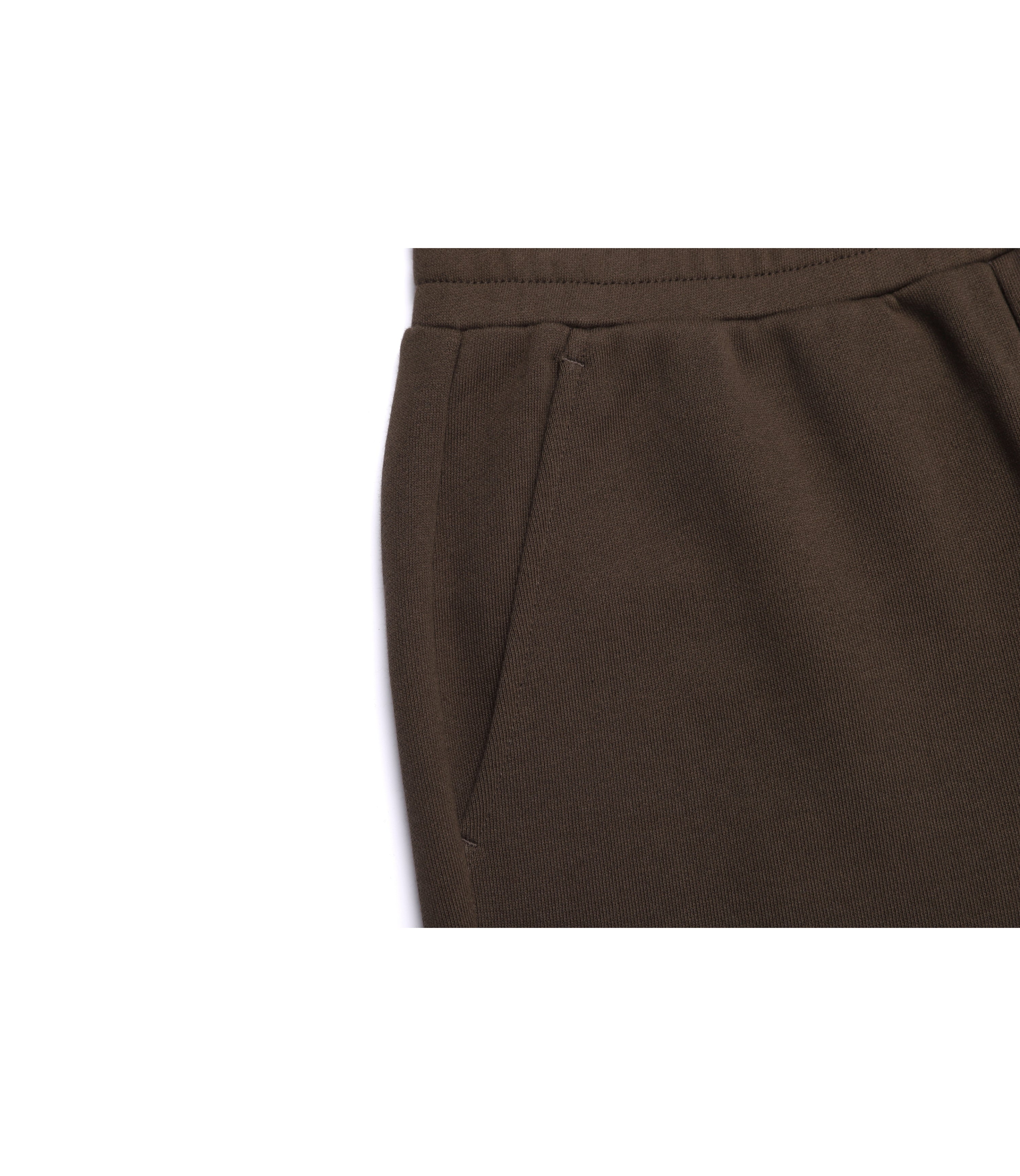 Unisex Animal Patch Training Straight Pants<br>BROWN