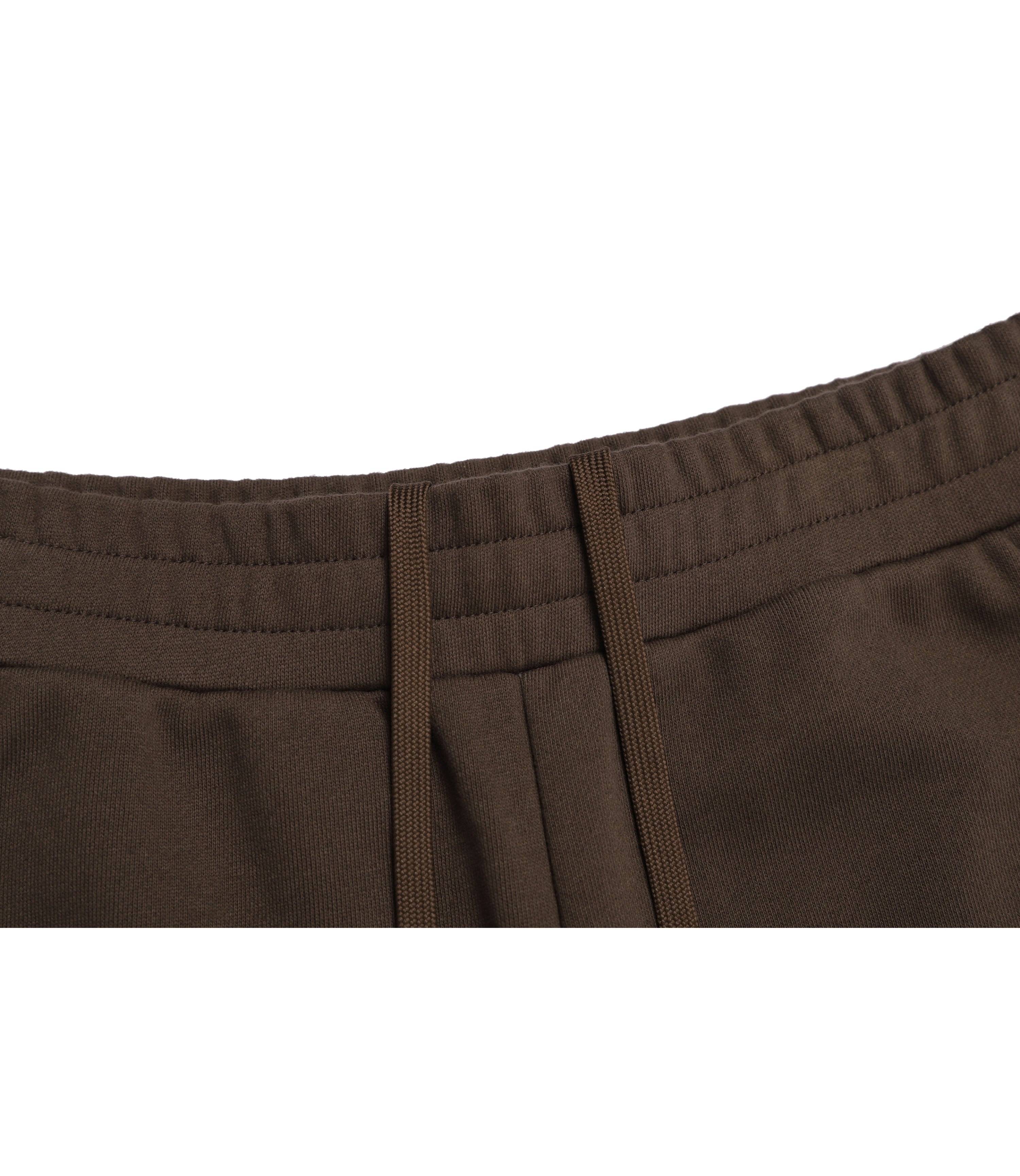Unisex Animal Patch Training Straight Pants<br>BROWN