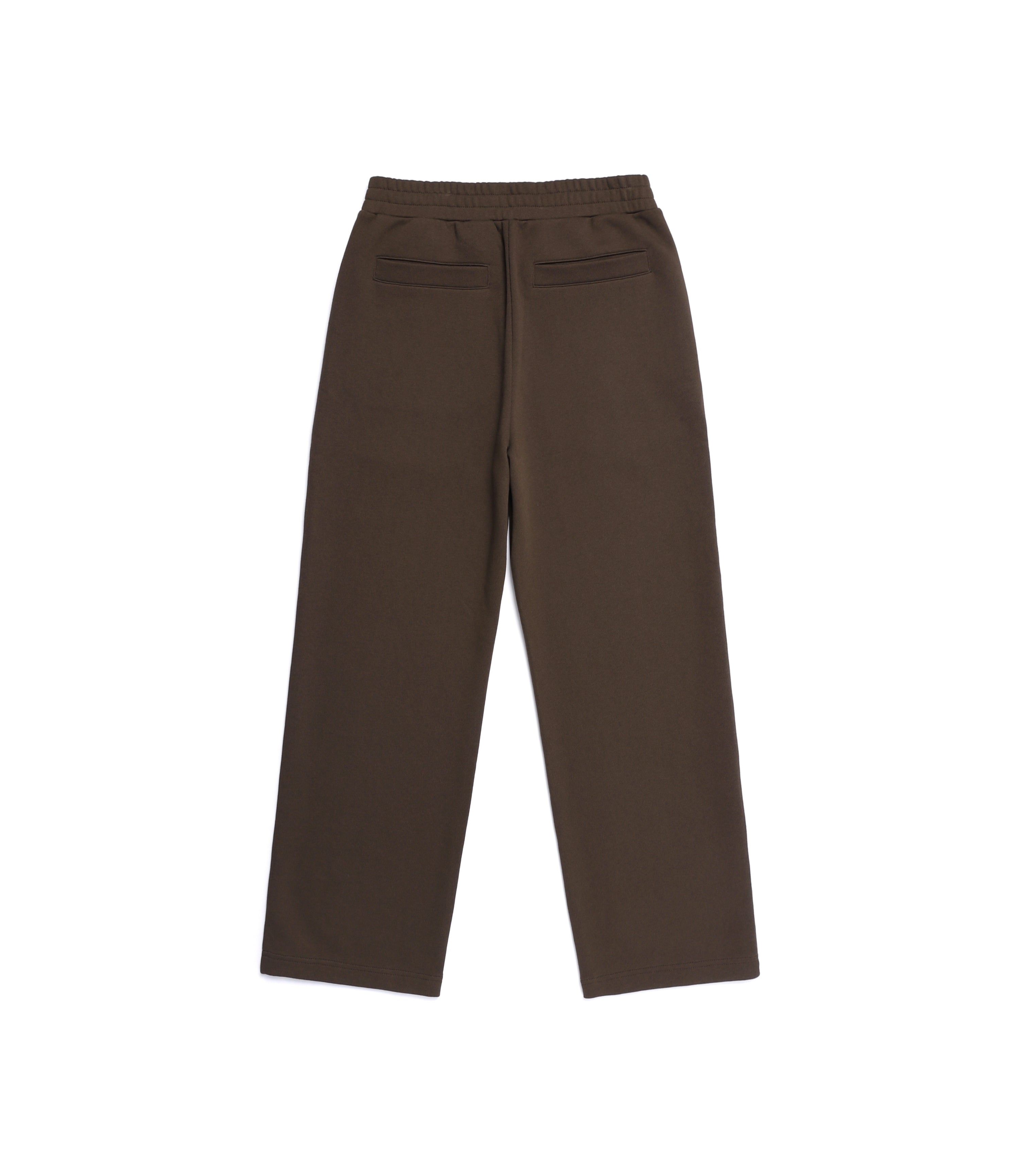 Unisex Animal Patch Training Straight Pants<br>BROWN