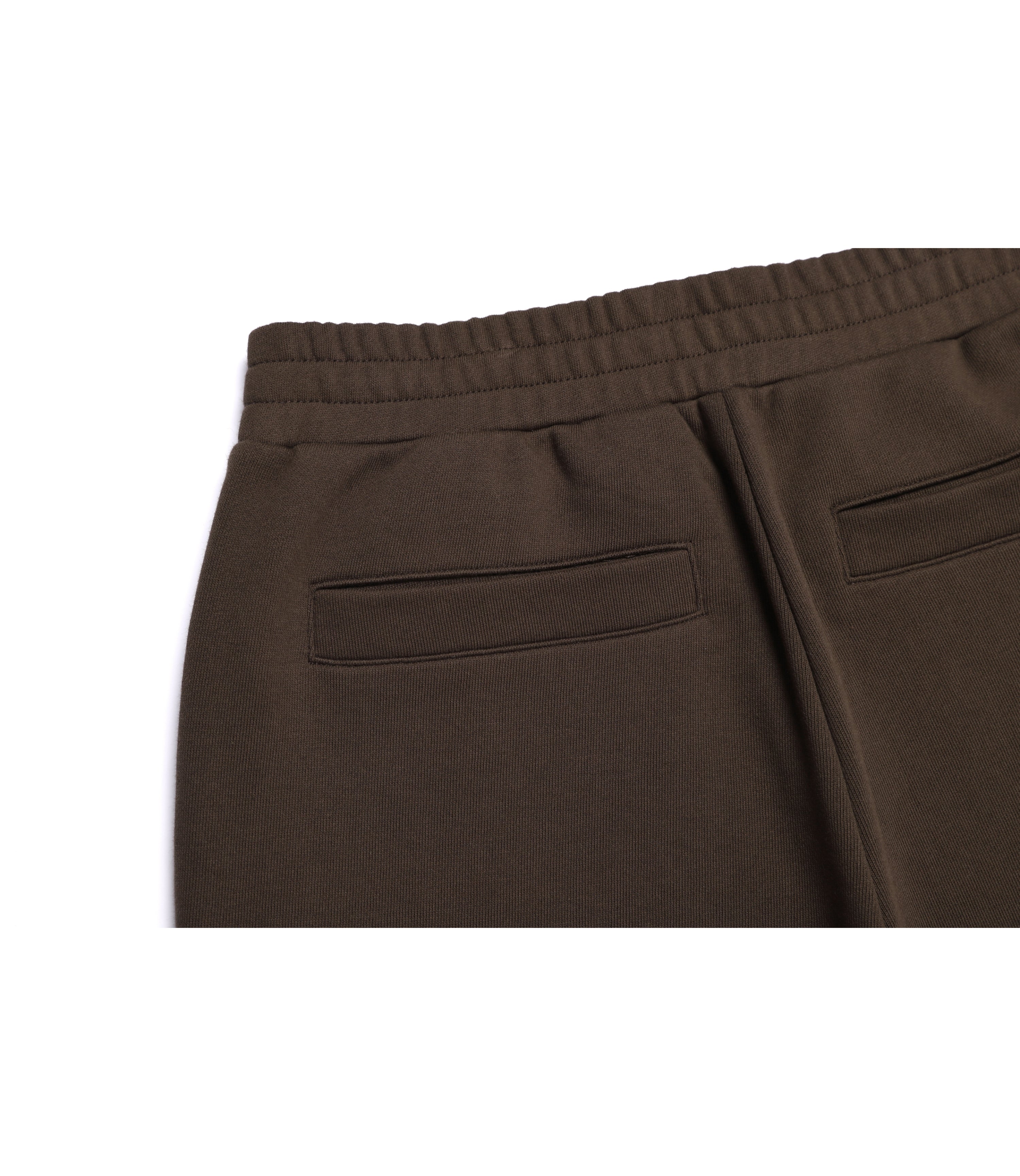 Unisex Animal Patch Training Straight Pants<br>BROWN