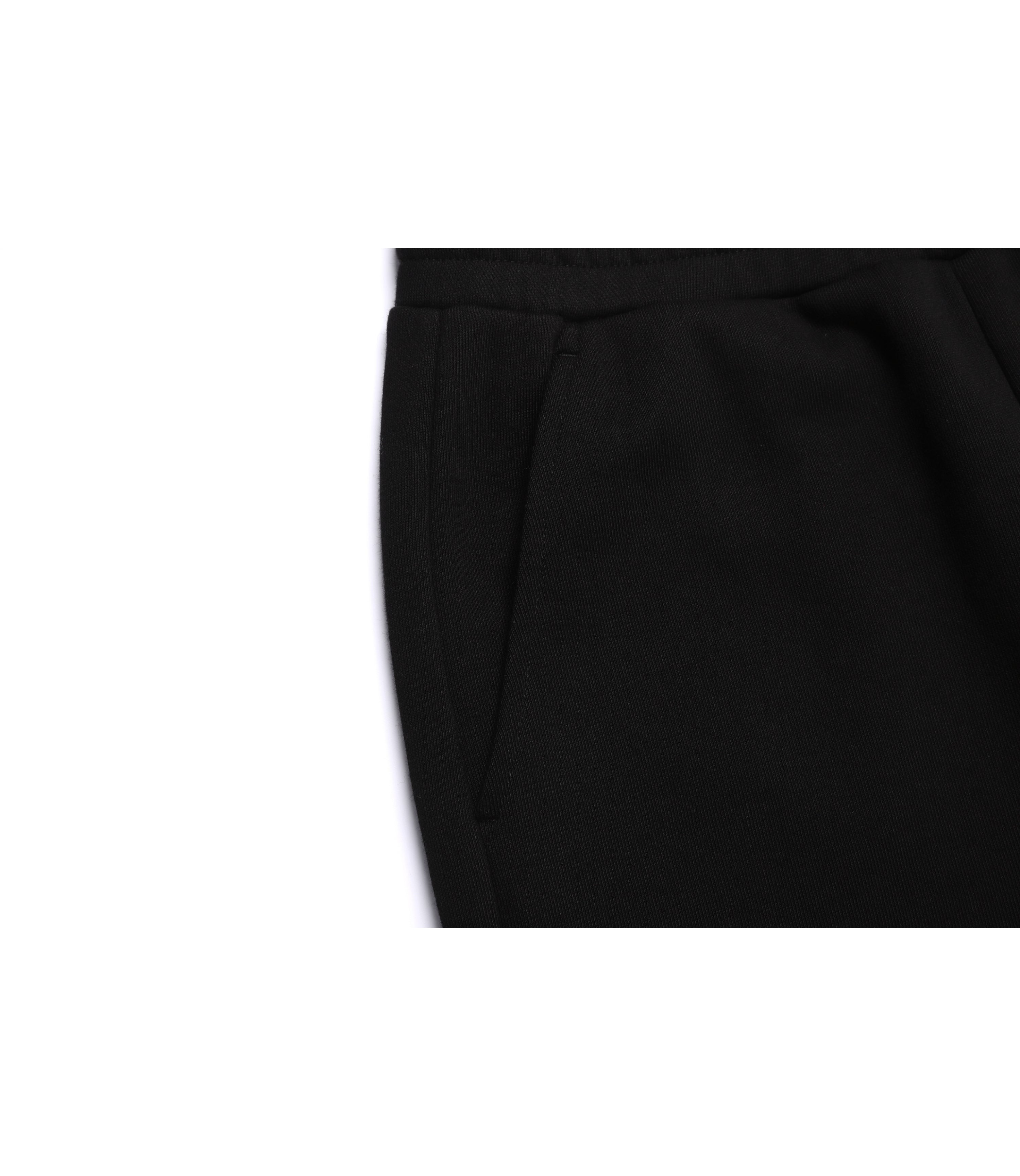 Unisex Animal Patch Training Straight Pants<br>BLACK