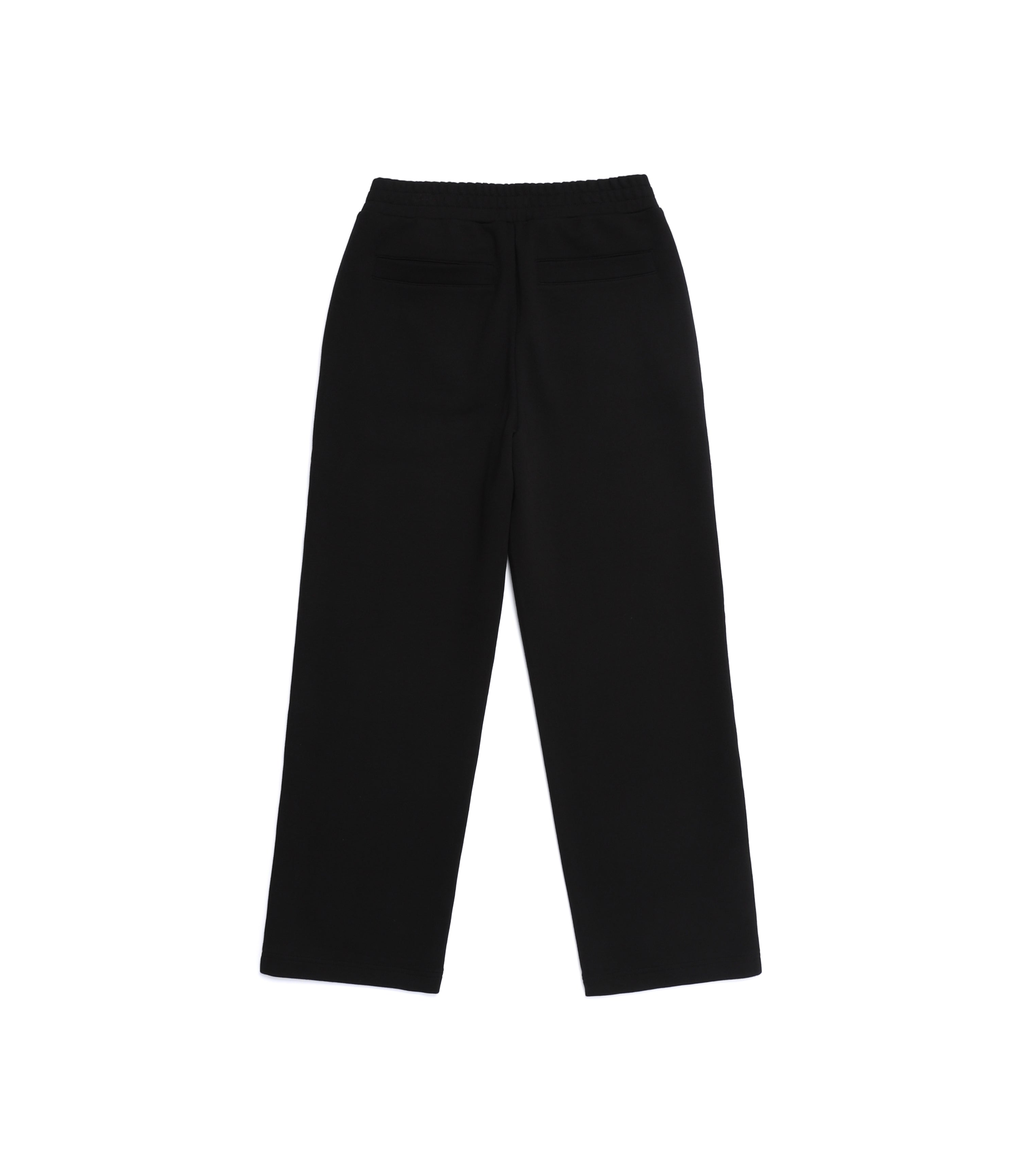 Unisex Animal Patch Training Straight Pants<br>BLACK