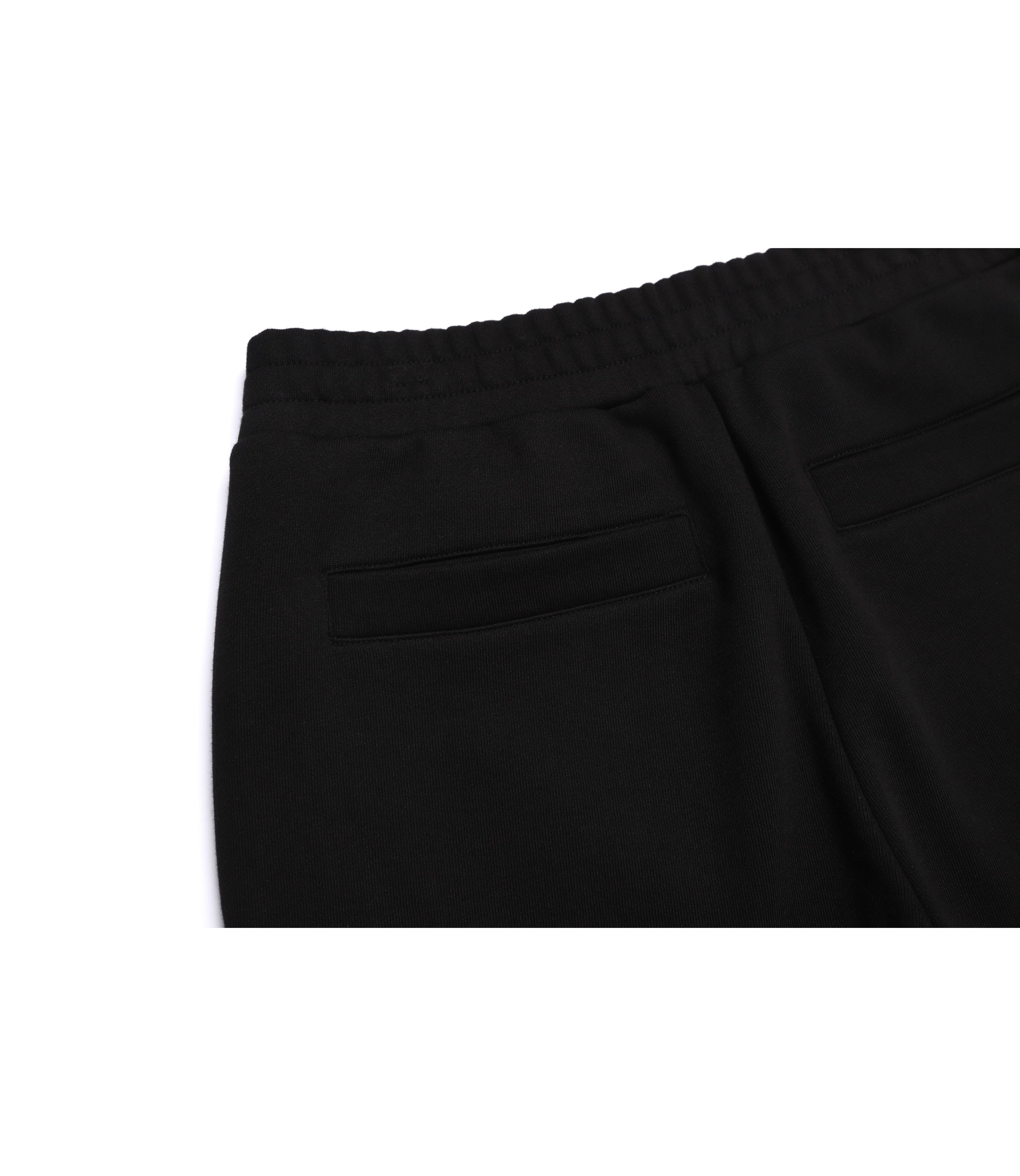 Unisex Animal Patch Training Straight Pants<br>BLACK