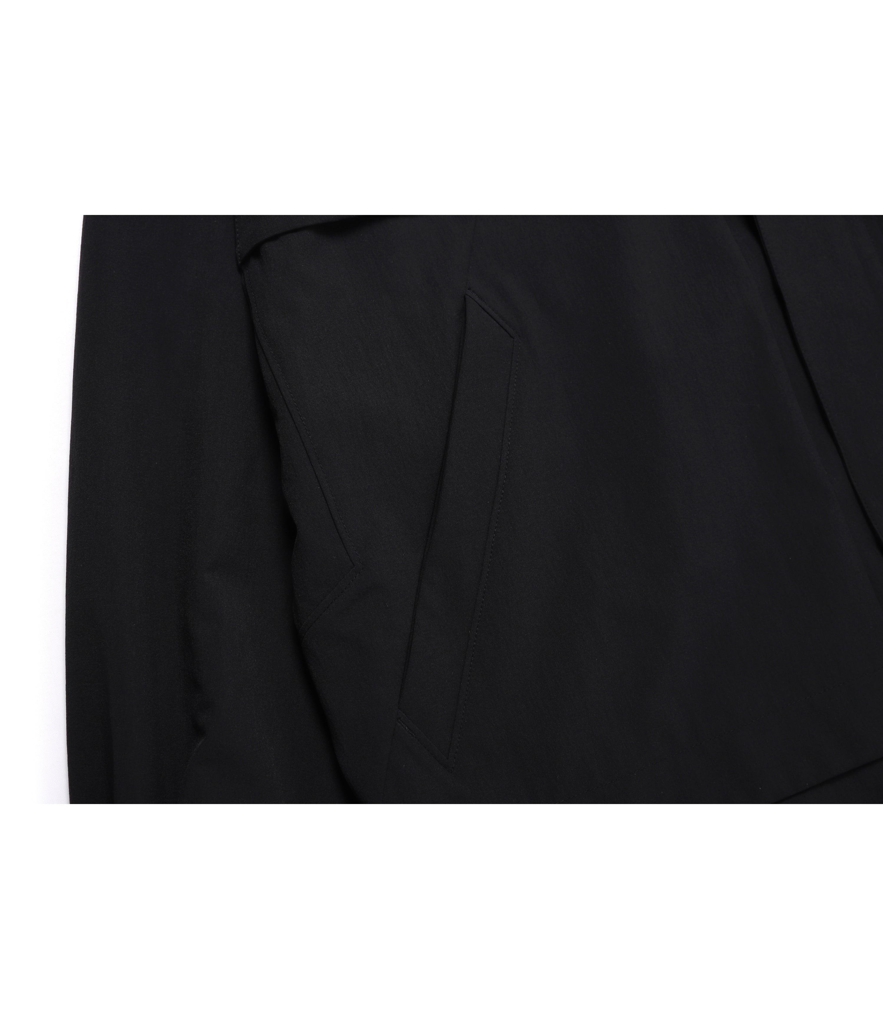 Unisex LEMUR Dettachable Hooded Jumper<br>CARBON BLACK