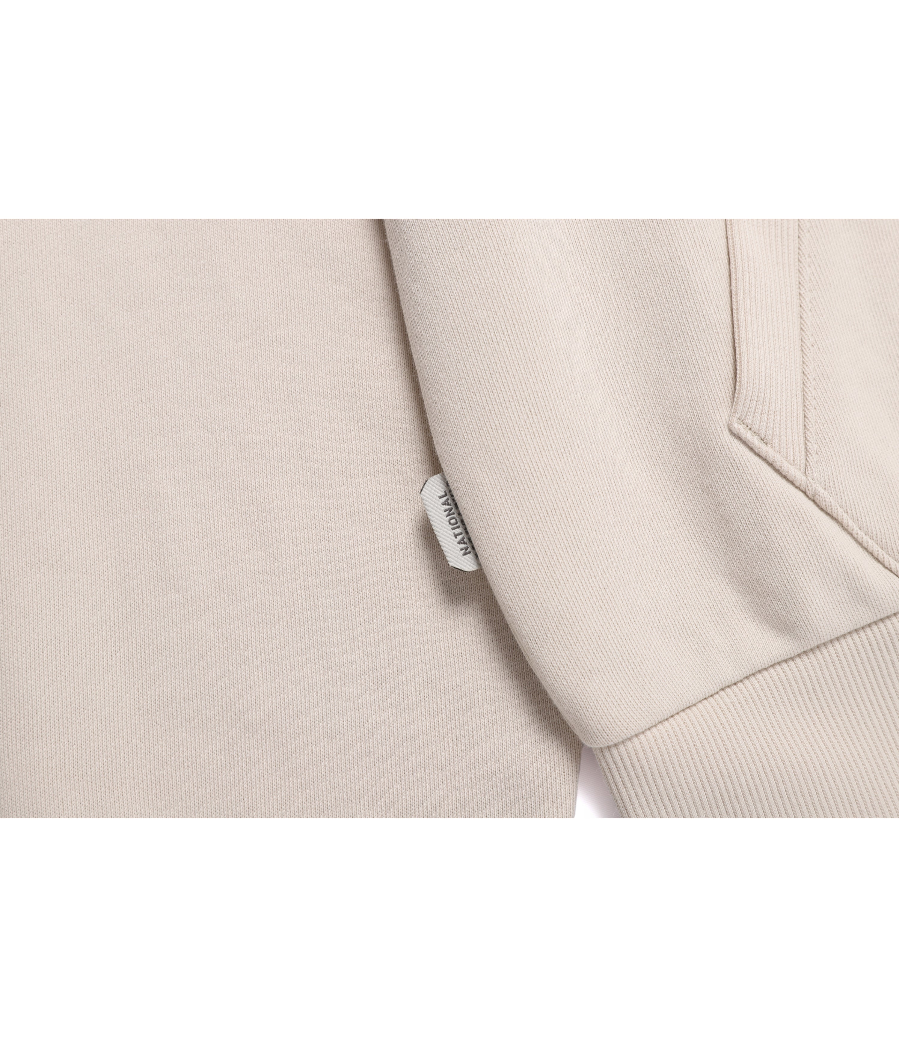 Women's Animal Wappen Training Zip-Up Hoodie<br>SILVER BIRCH