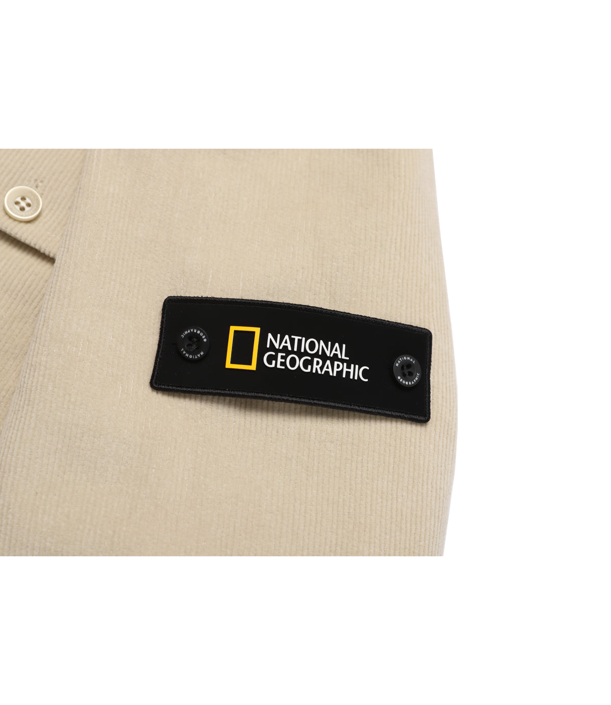 Unisex Corduroy Shirt-Style Jacket<br>SILVER BIRCH